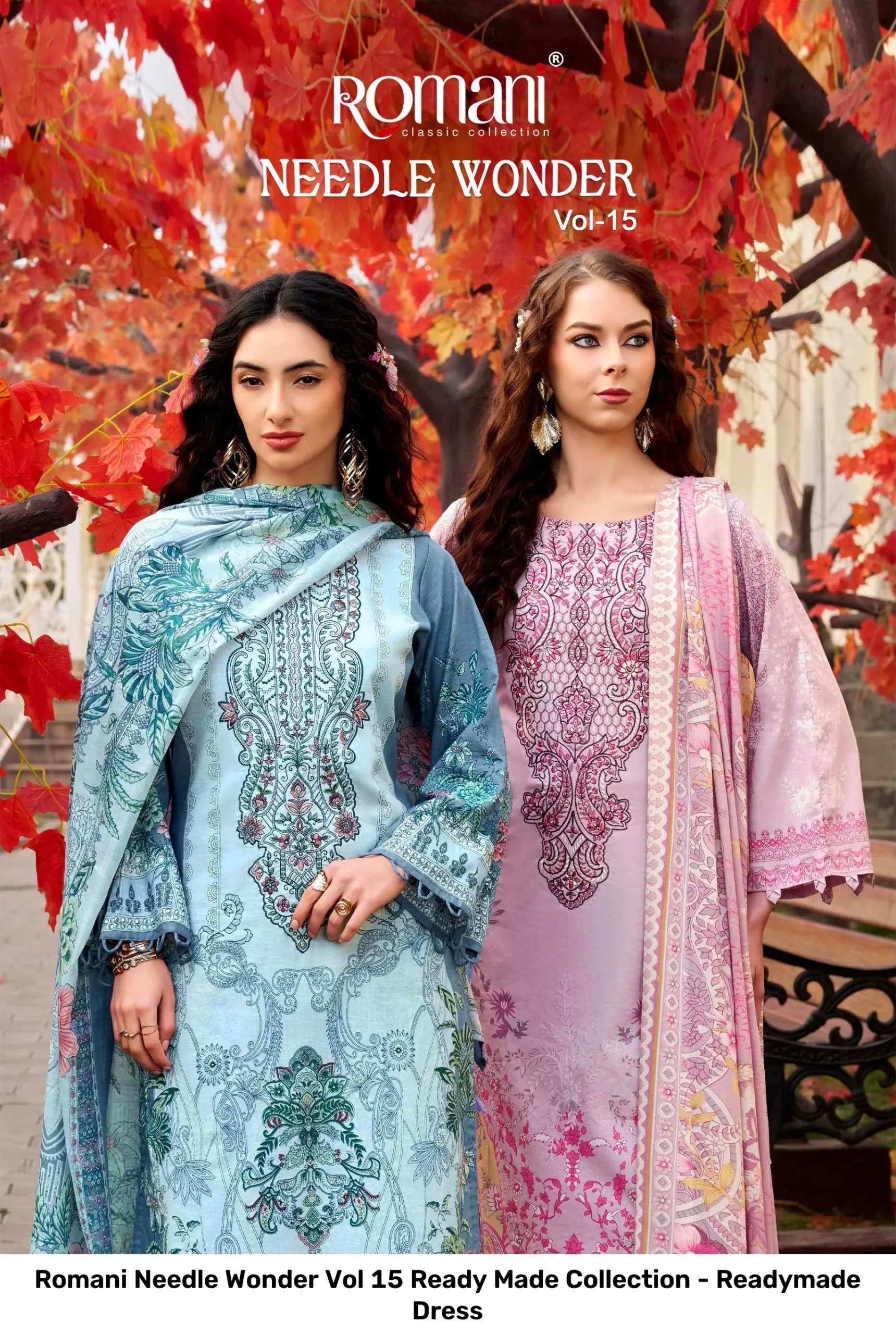 Romani Needle Wonder Vol 15 Ready Made Collection - Readymade Dress