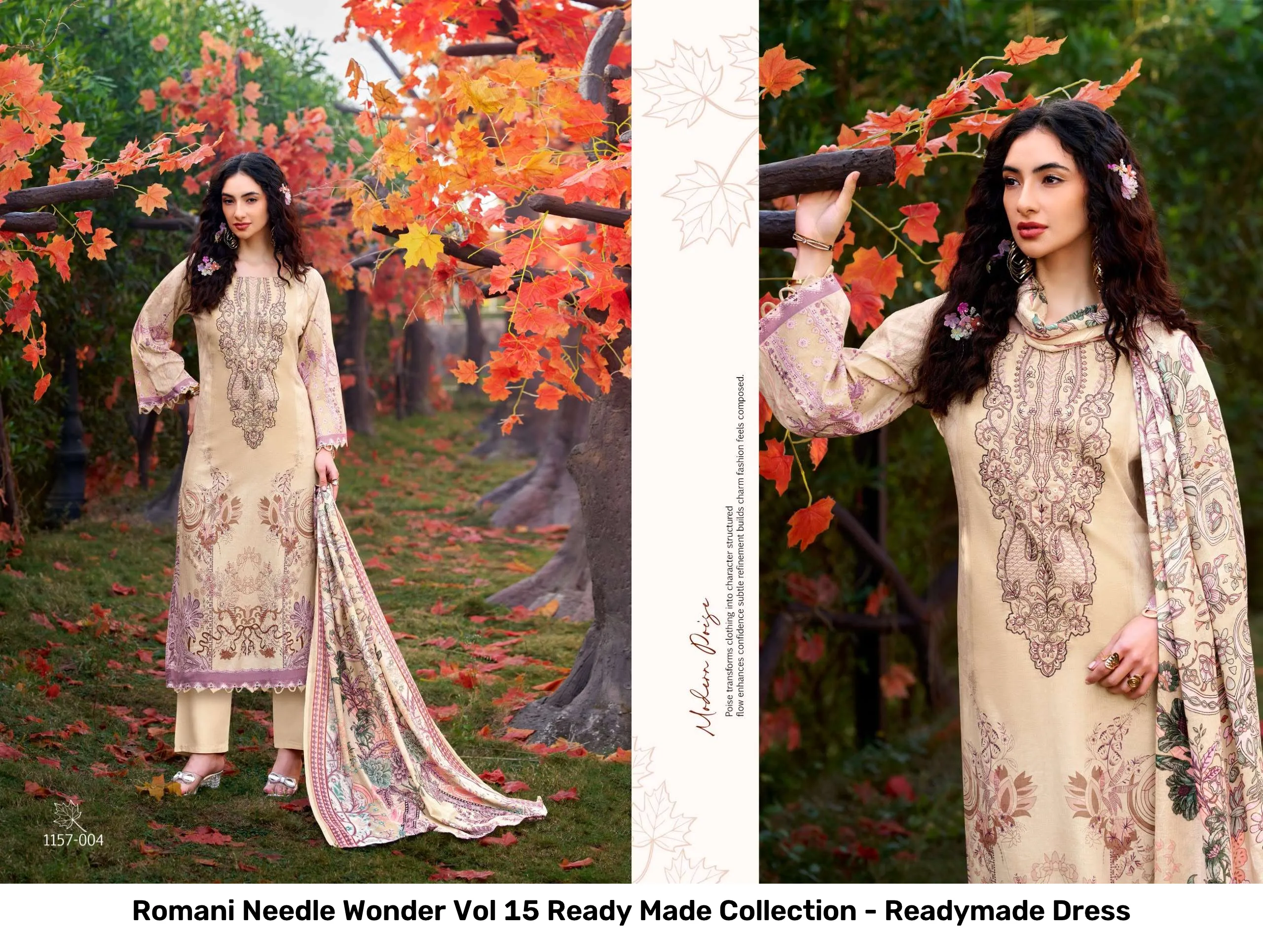 Romani Needle Wonder Vol 15 Ready Made Collection - Readymade Dress - Image 2