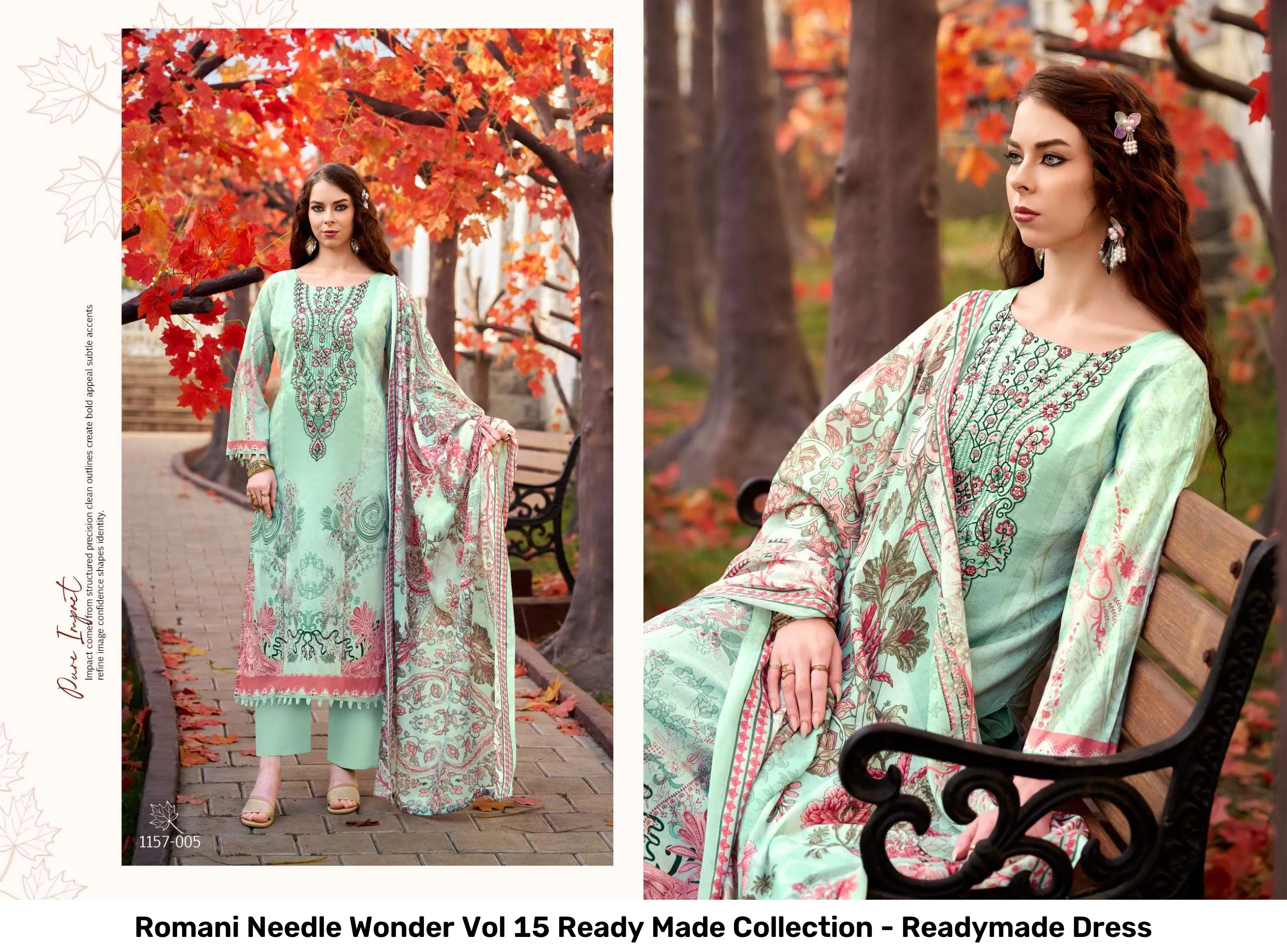 Romani Needle Wonder Vol 15 Ready Made Collection - Readymade Dress - Image 3