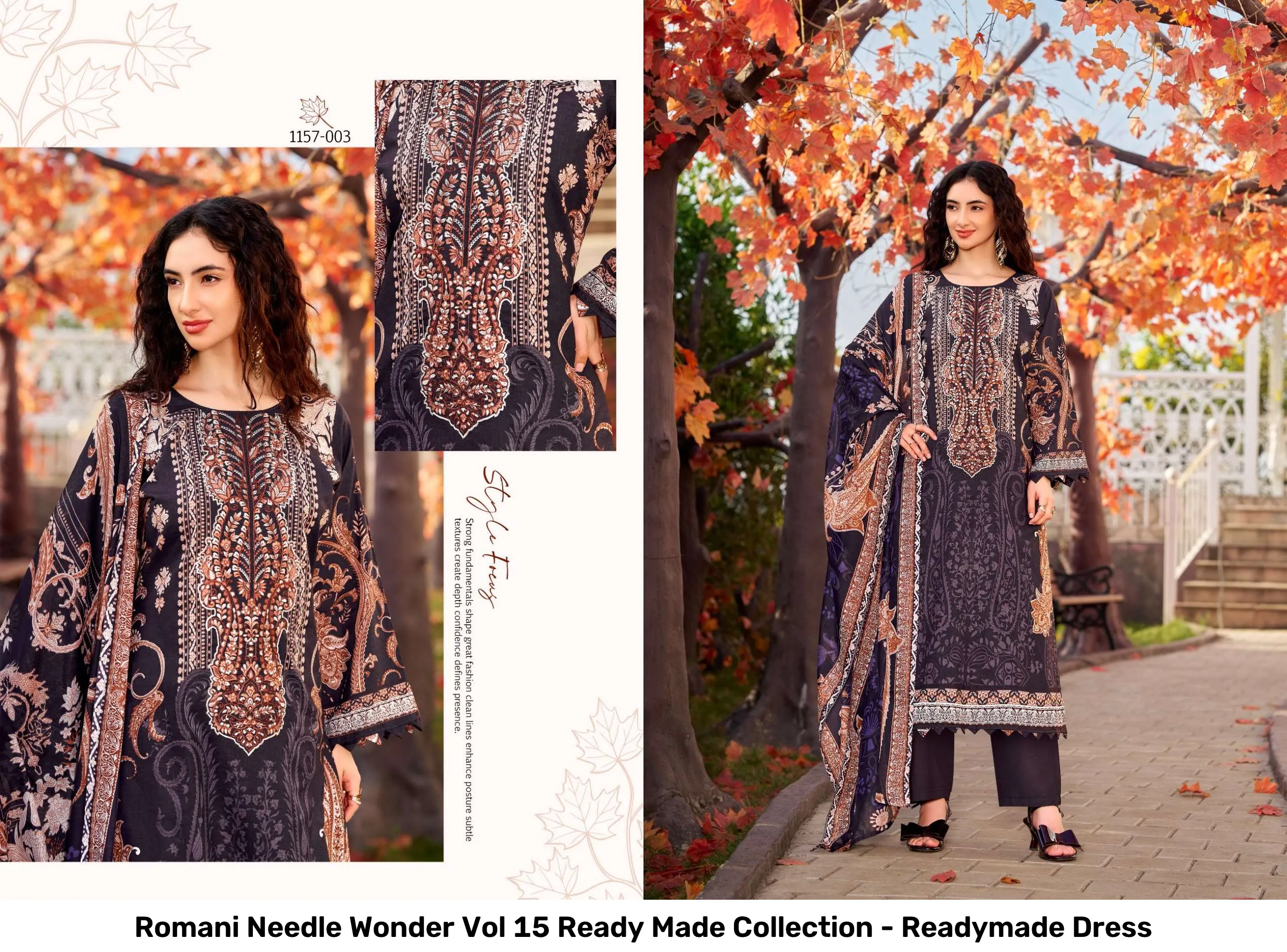 Romani Needle Wonder Vol 15 Ready Made Collection - Readymade Dress - Image 7