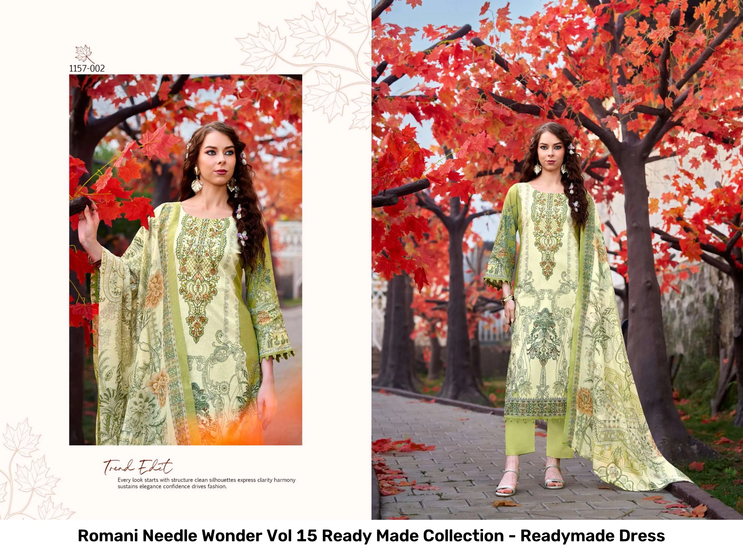 Romani Needle Wonder Vol 15 Ready Made Collection - Readymade Dress - Image 8