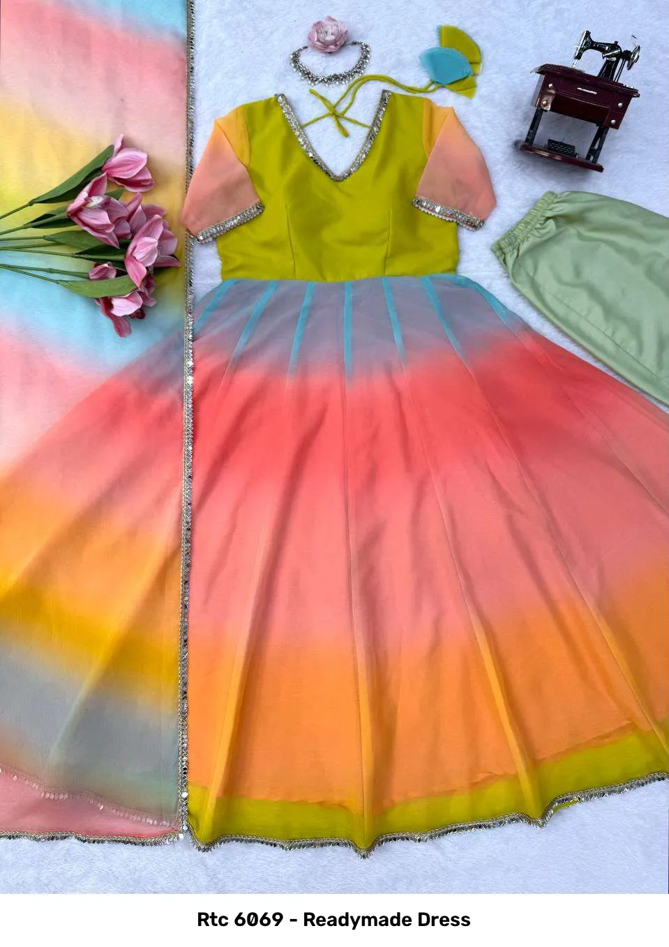 Rtc 6069 - Readymade Dress - Image 6