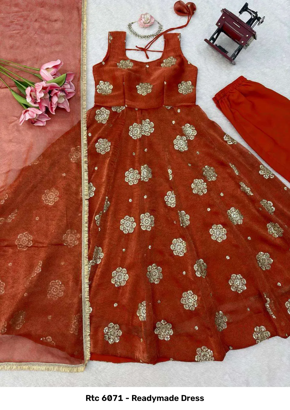 Rtc 6071 - Readymade Dress - Image 3