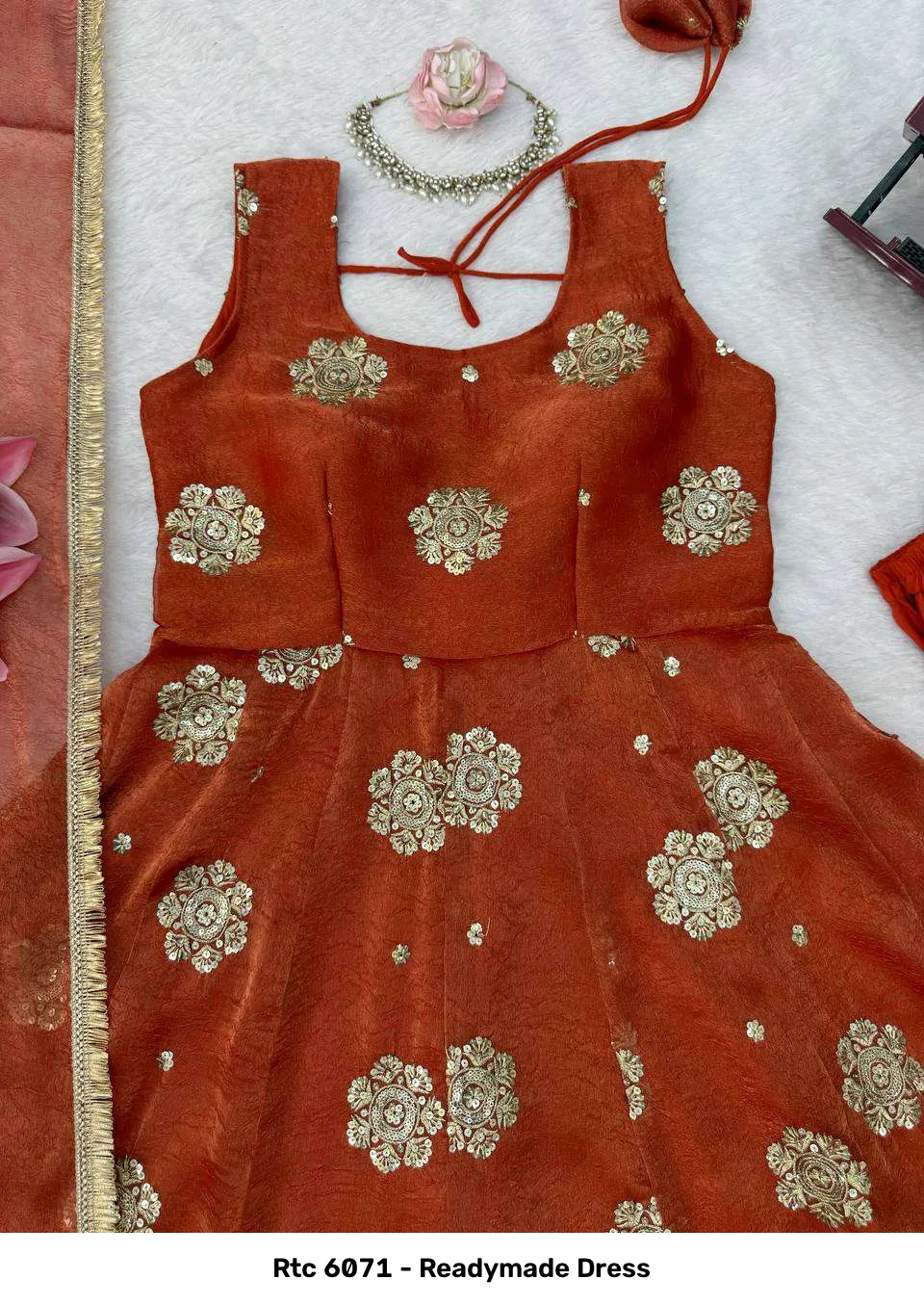 Rtc 6071 - Readymade Dress - Image 5