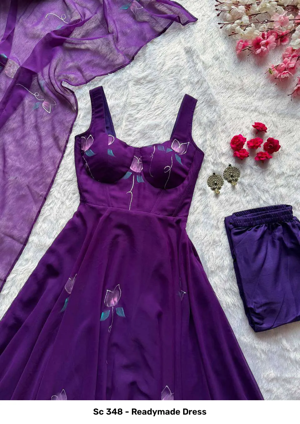 Sc 348 - Readymade Dress - Image 6