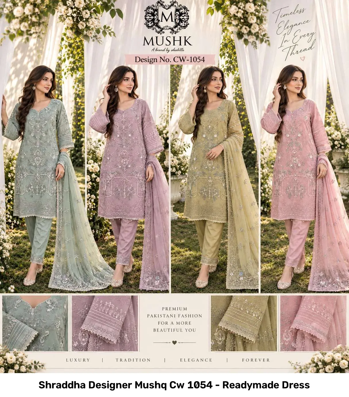 Shraddha Designer Mushq Cw 1054 - Readymade Dress - Image 9