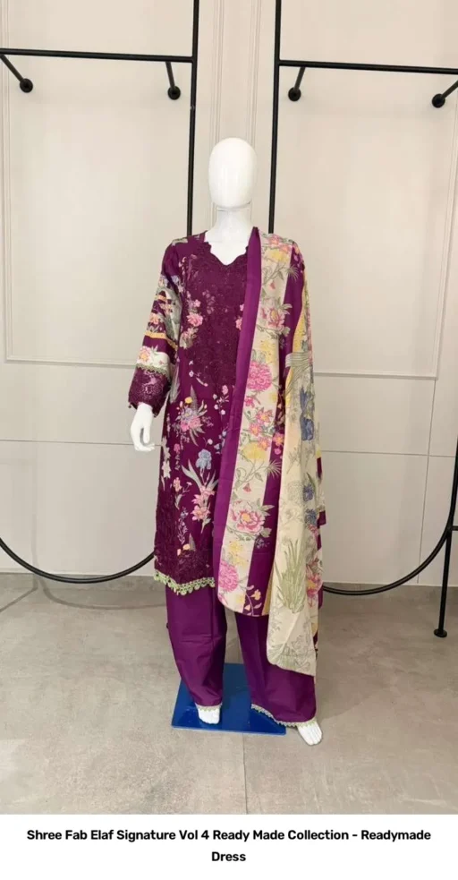 Shree Fab Elaf Signature Vol 4 Ready Made Collection - Readymade Dress