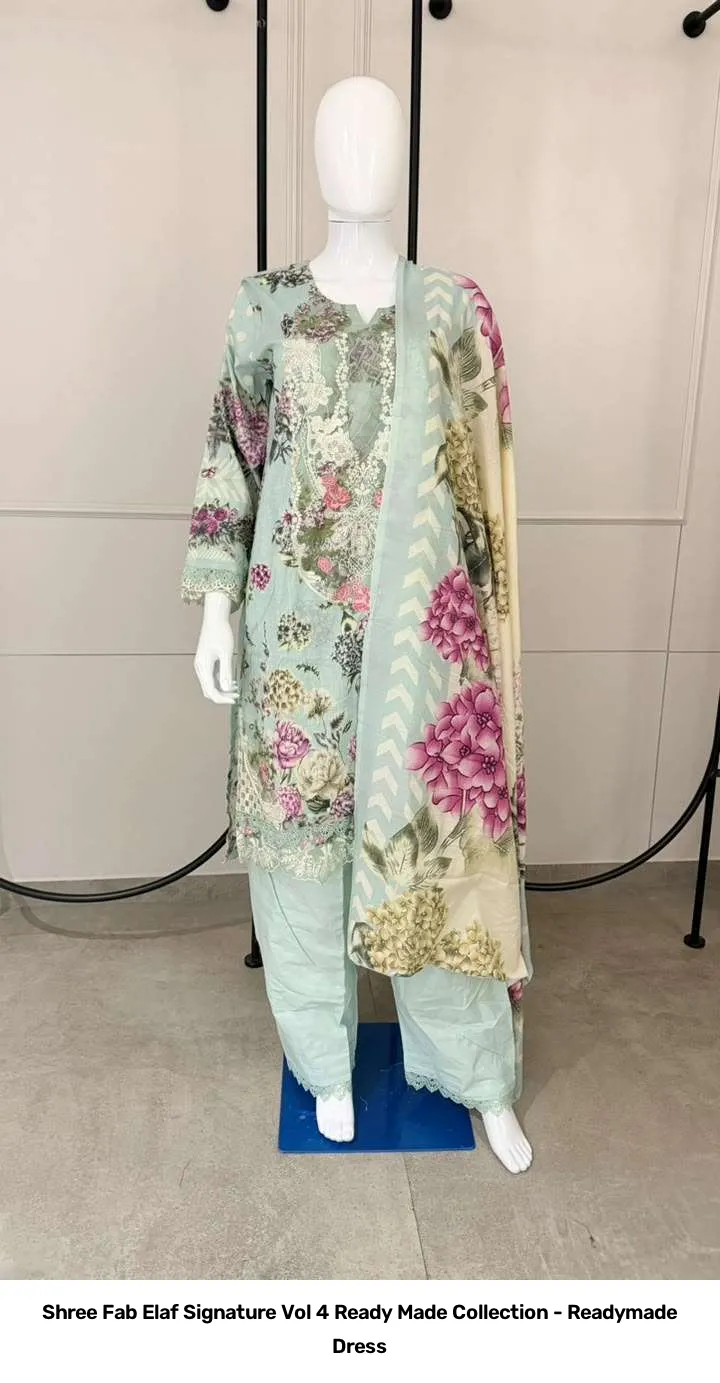 Shree Fab Elaf Signature Vol 4 Ready Made Collection - Readymade Dress - Image 10