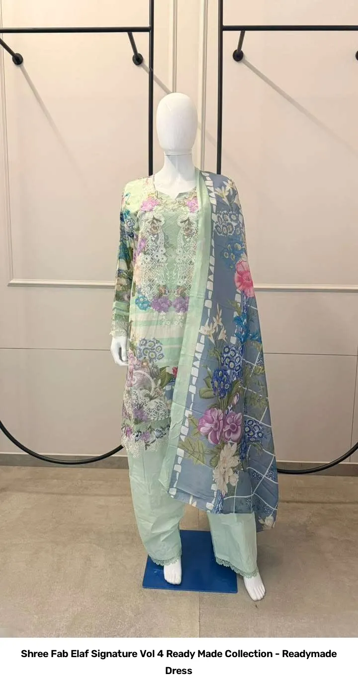 Shree Fab Elaf Signature Vol 4 Ready Made Collection - Readymade Dress - Image 2