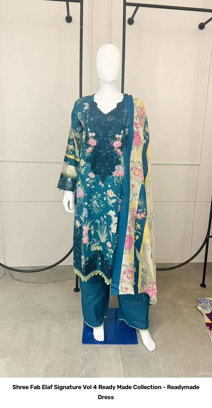 Shree Fab Elaf Signature Vol 4 Ready Made Collection - Readymade Dress - Image 3