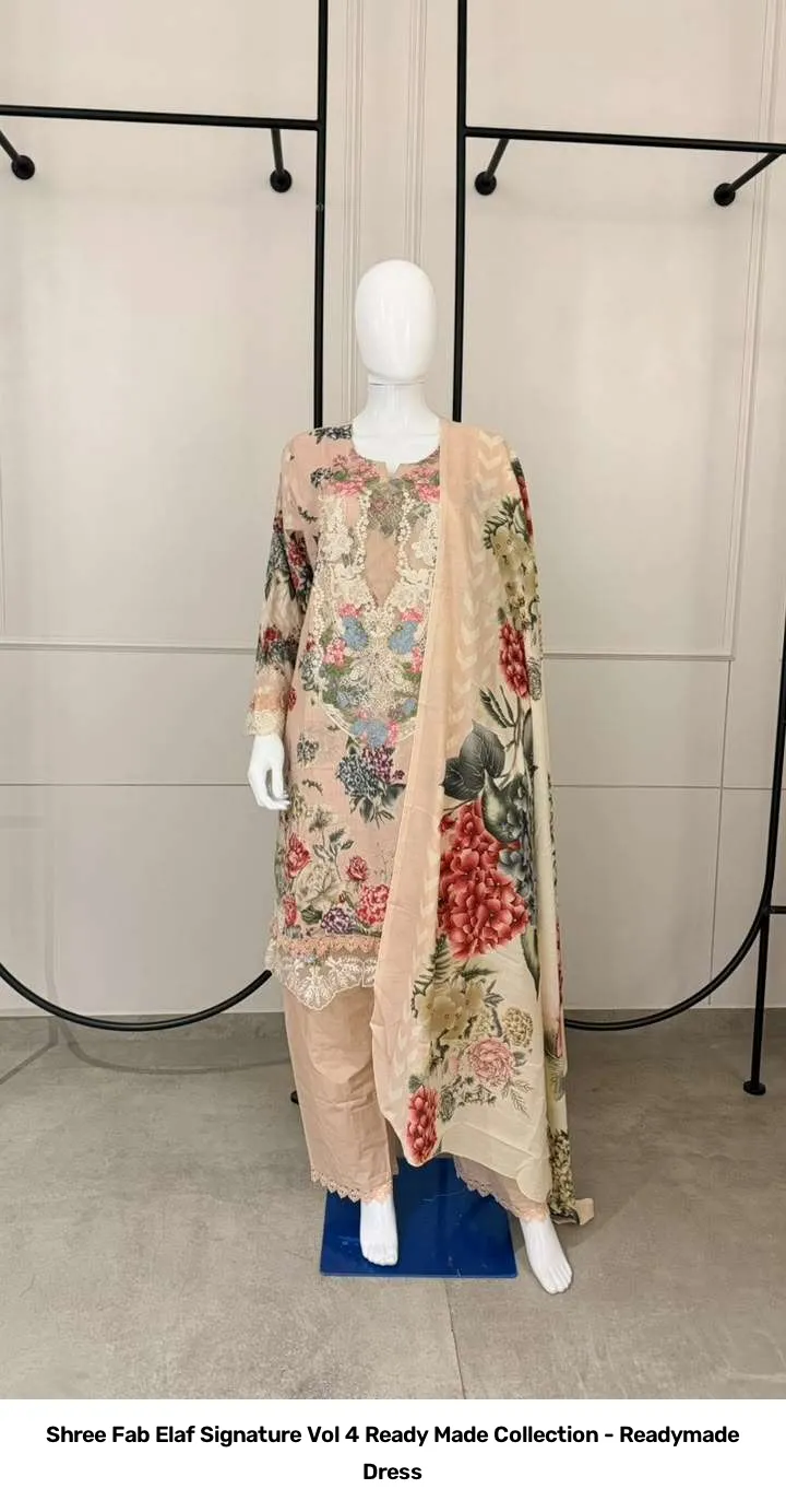Shree Fab Elaf Signature Vol 4 Ready Made Collection - Readymade Dress - Image 6