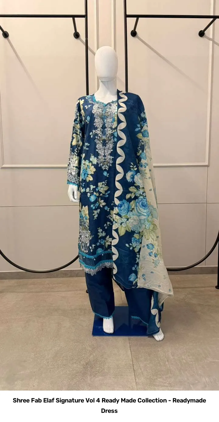 Shree Fab Elaf Signature Vol 4 Ready Made Collection - Readymade Dress - Image 8