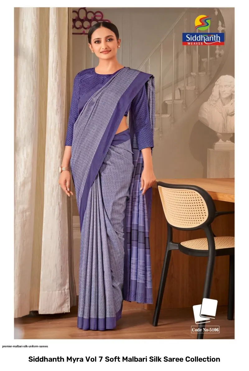 Siddhanth Myra Vol 7 Soft Malbari Silk Saree Collection - Image 11