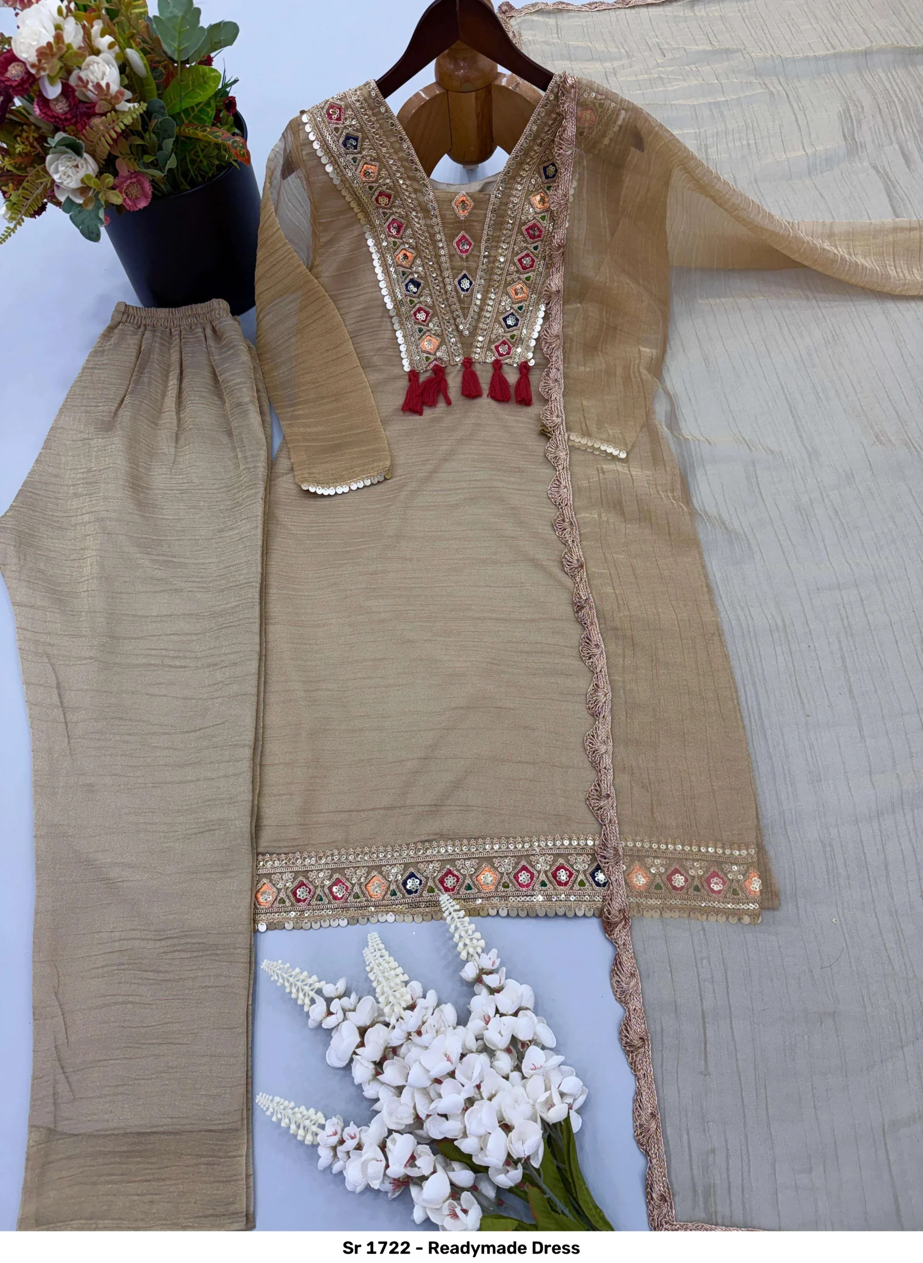 Sr 1722 - Readymade Dress - Image 3