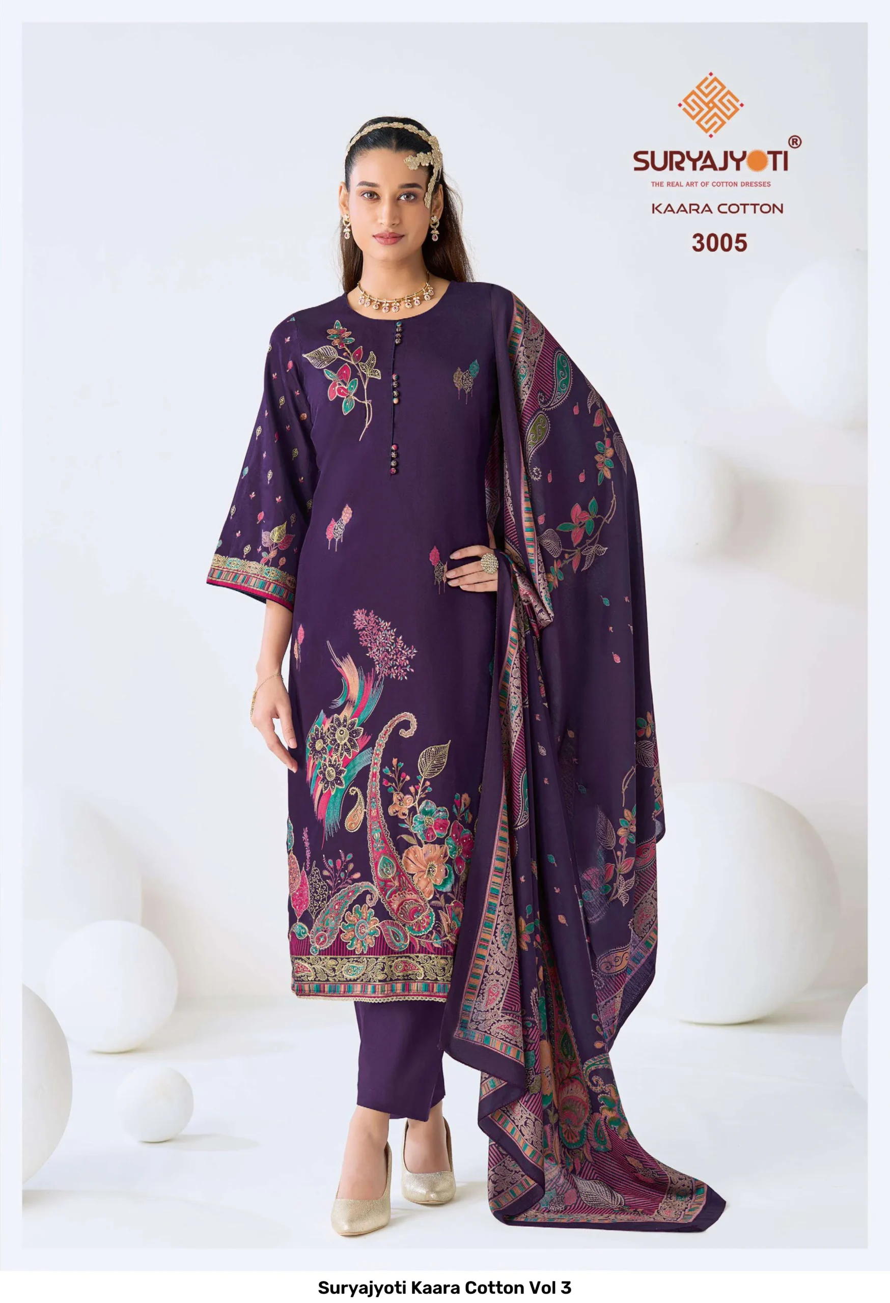 Suryajyoti Kaara Cotton Vol 3 - Image 3