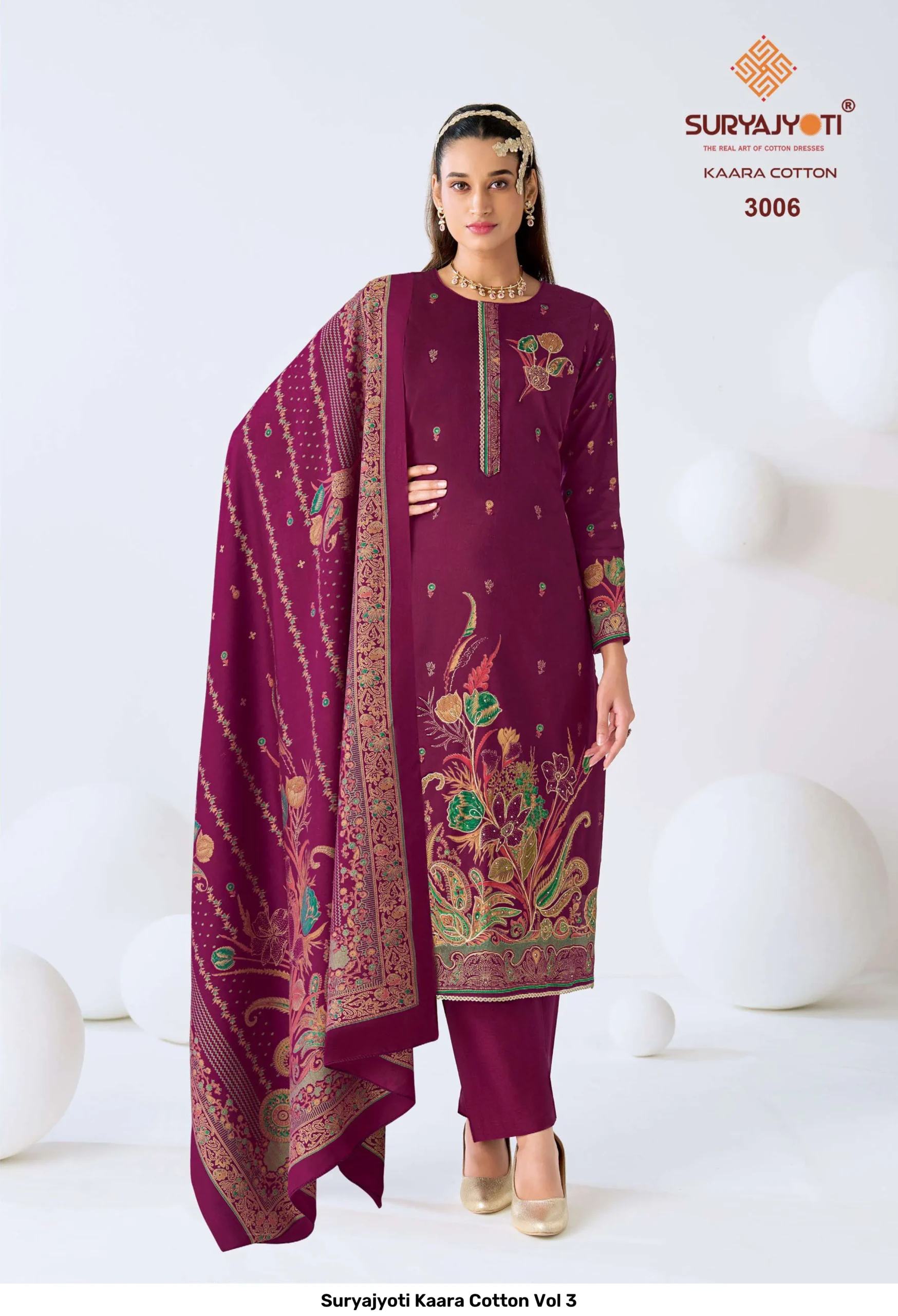 Suryajyoti Kaara Cotton Vol 3 - Image 5