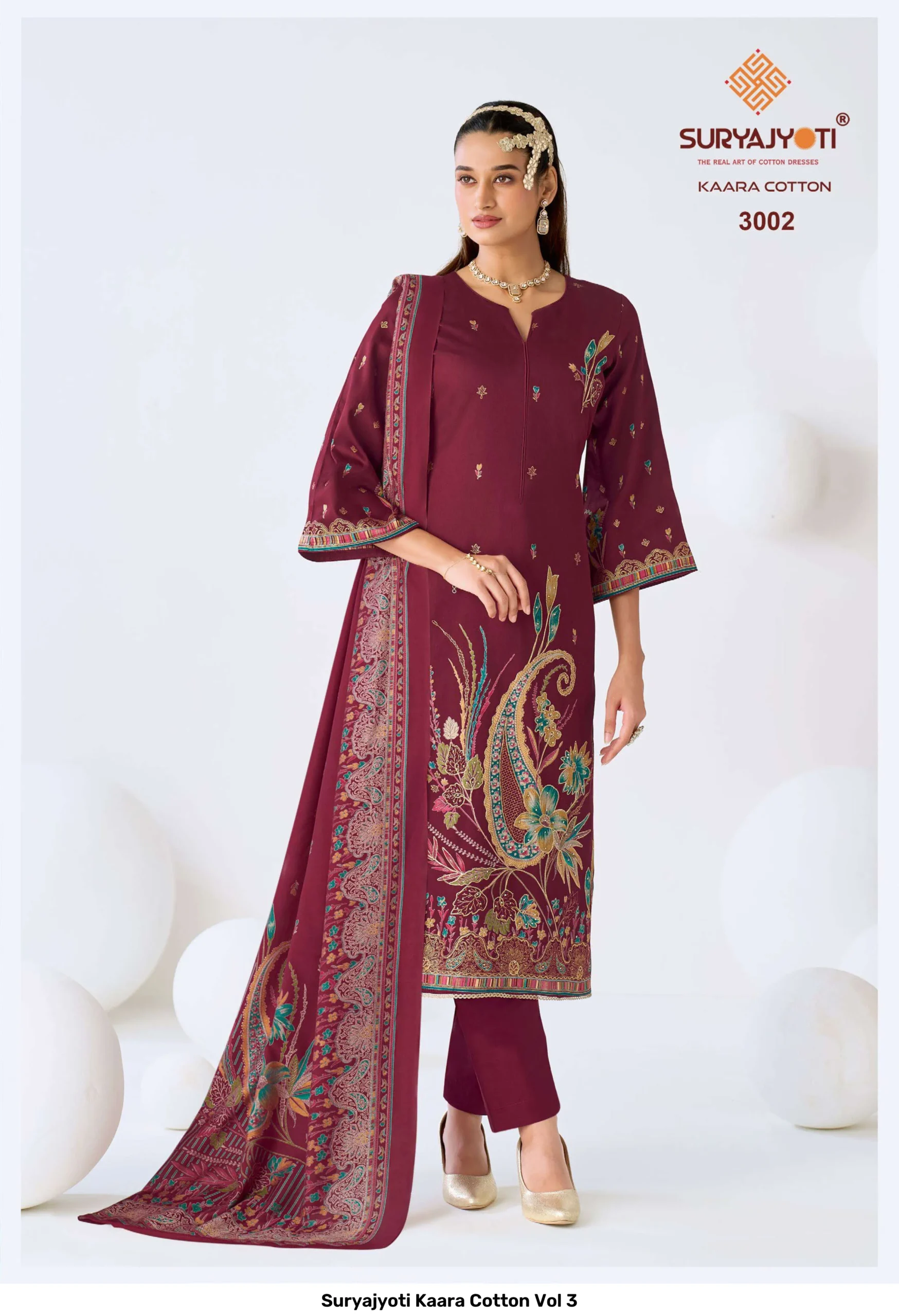Suryajyoti Kaara Cotton Vol 3 - Image 8