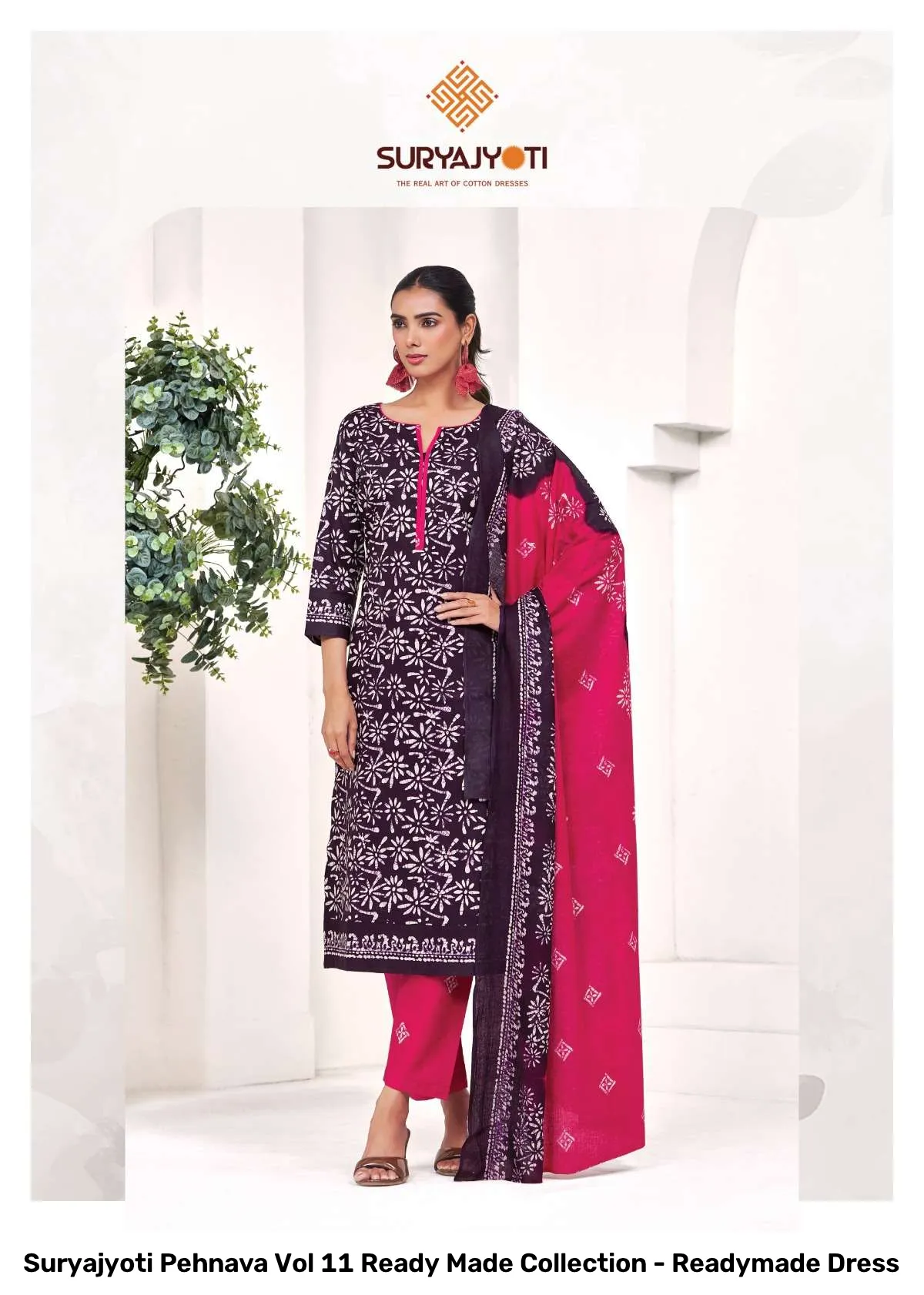 Suryajyoti Pehnava Vol 11 Ready Made Collection - Readymade Dress - Image 12