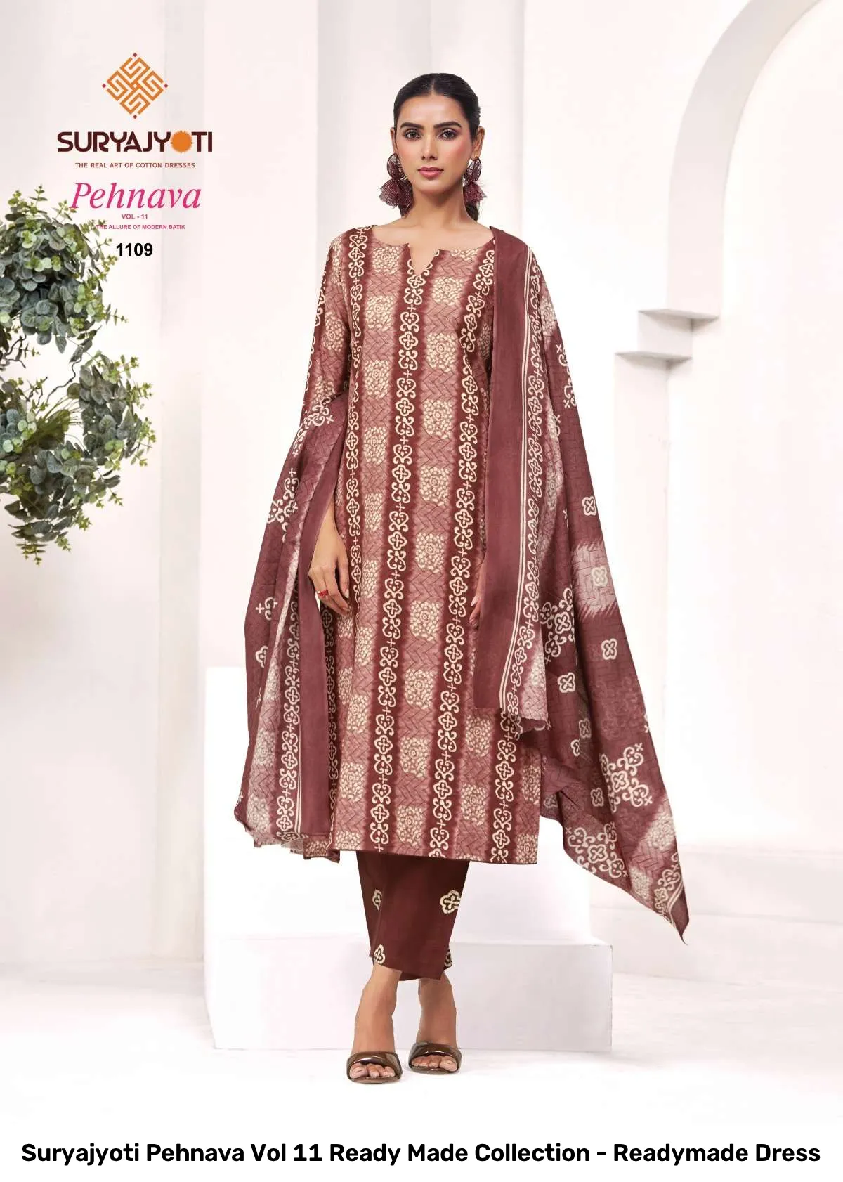 Suryajyoti Pehnava Vol 11 Ready Made Collection - Readymade Dress - Image 14