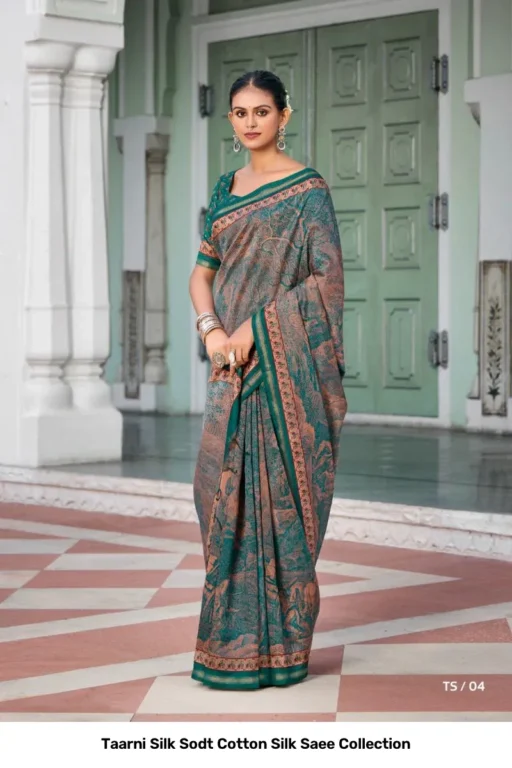 Taarni Silk Sodt Cotton Silk Saee Collection