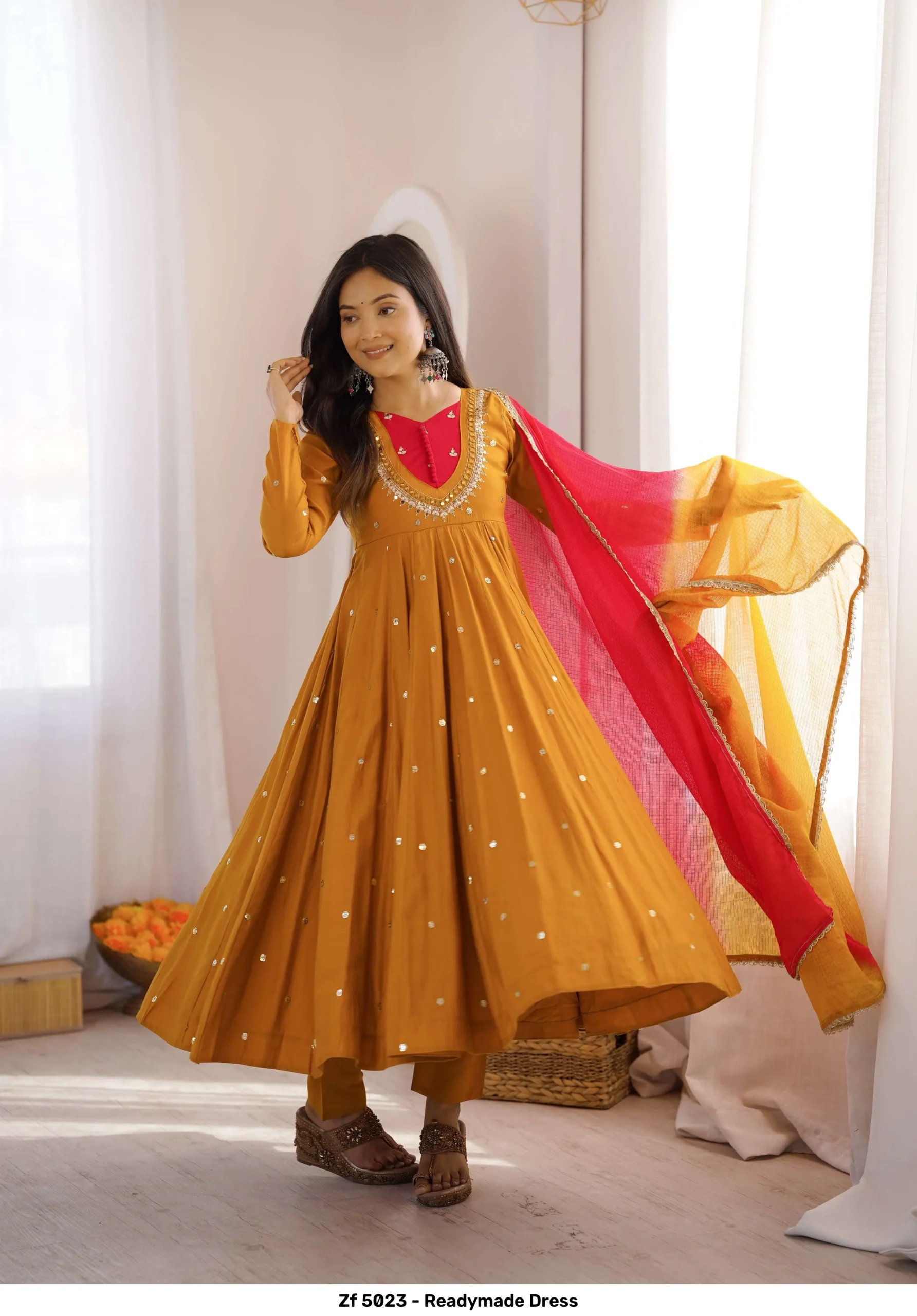Zf 5023 - Readymade Dress - Image 15