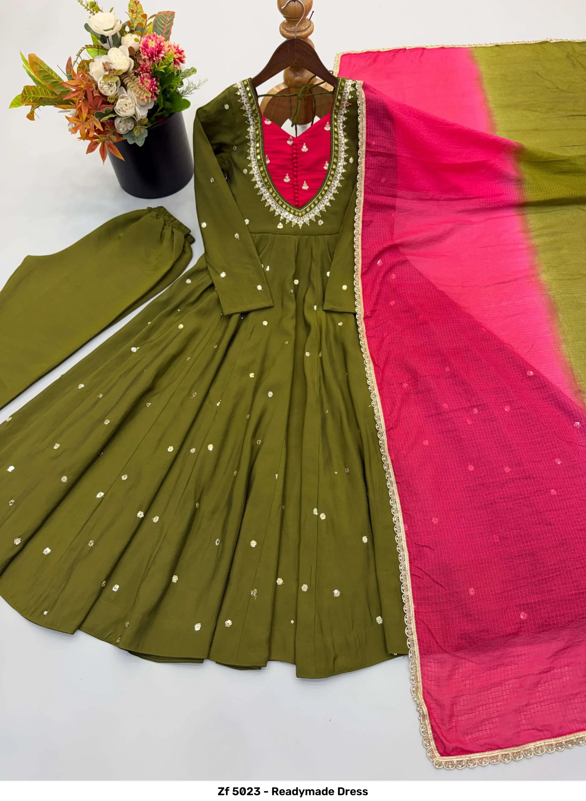 Zf 5023 - Readymade Dress - Image 2