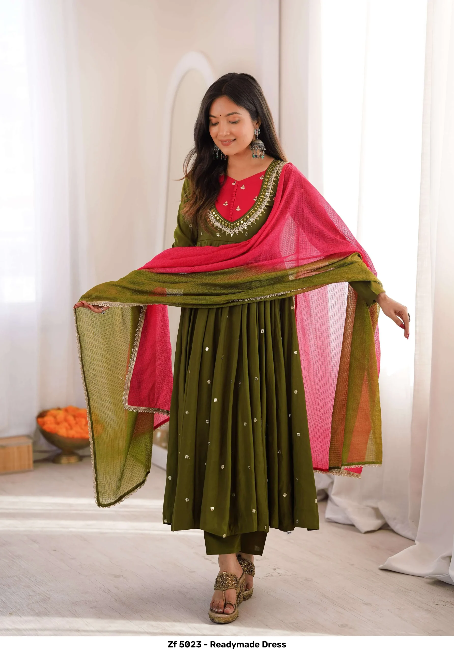 Zf 5023 - Readymade Dress - Image 22