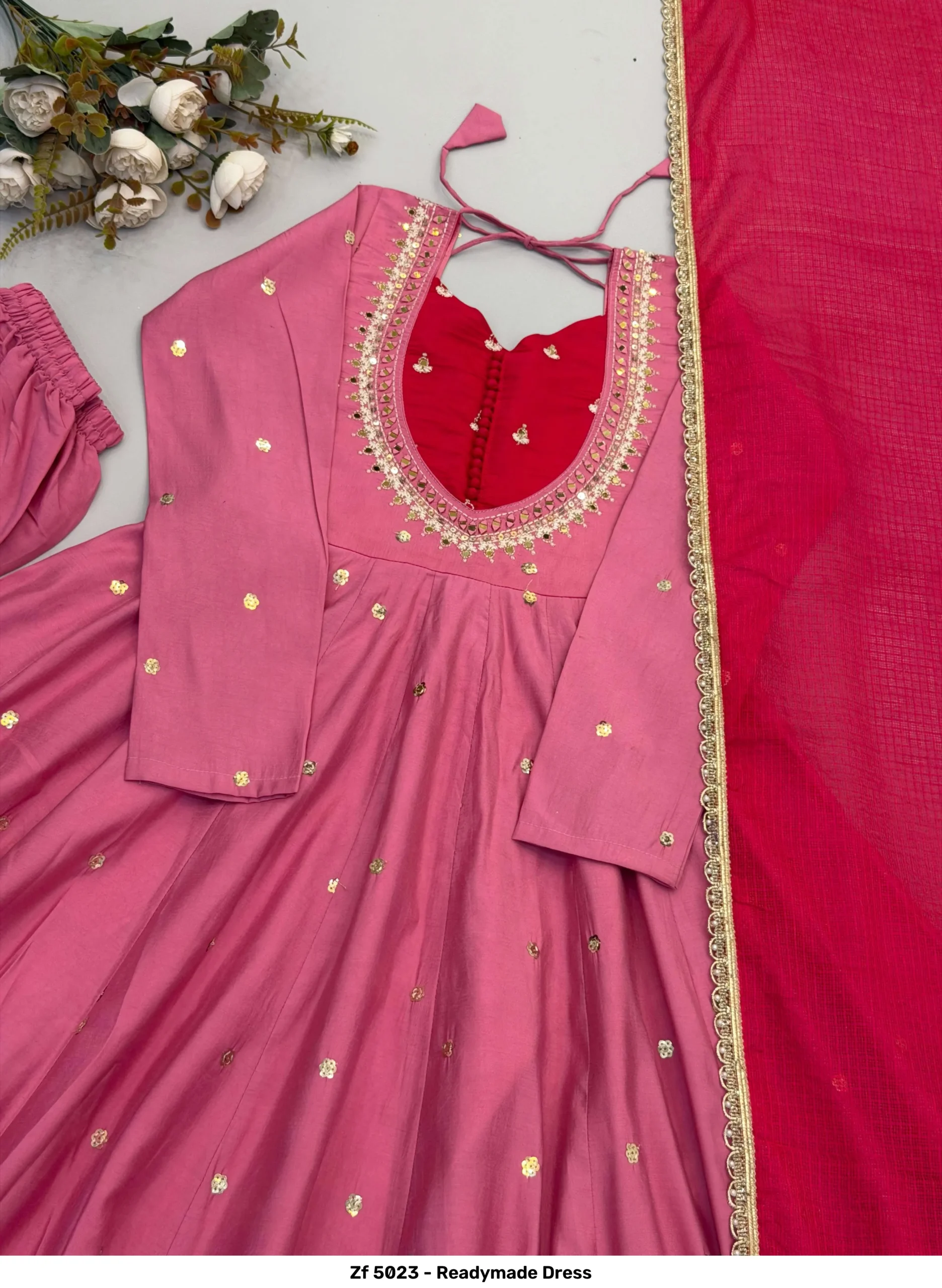 Zf 5023 - Readymade Dress - Image 4
