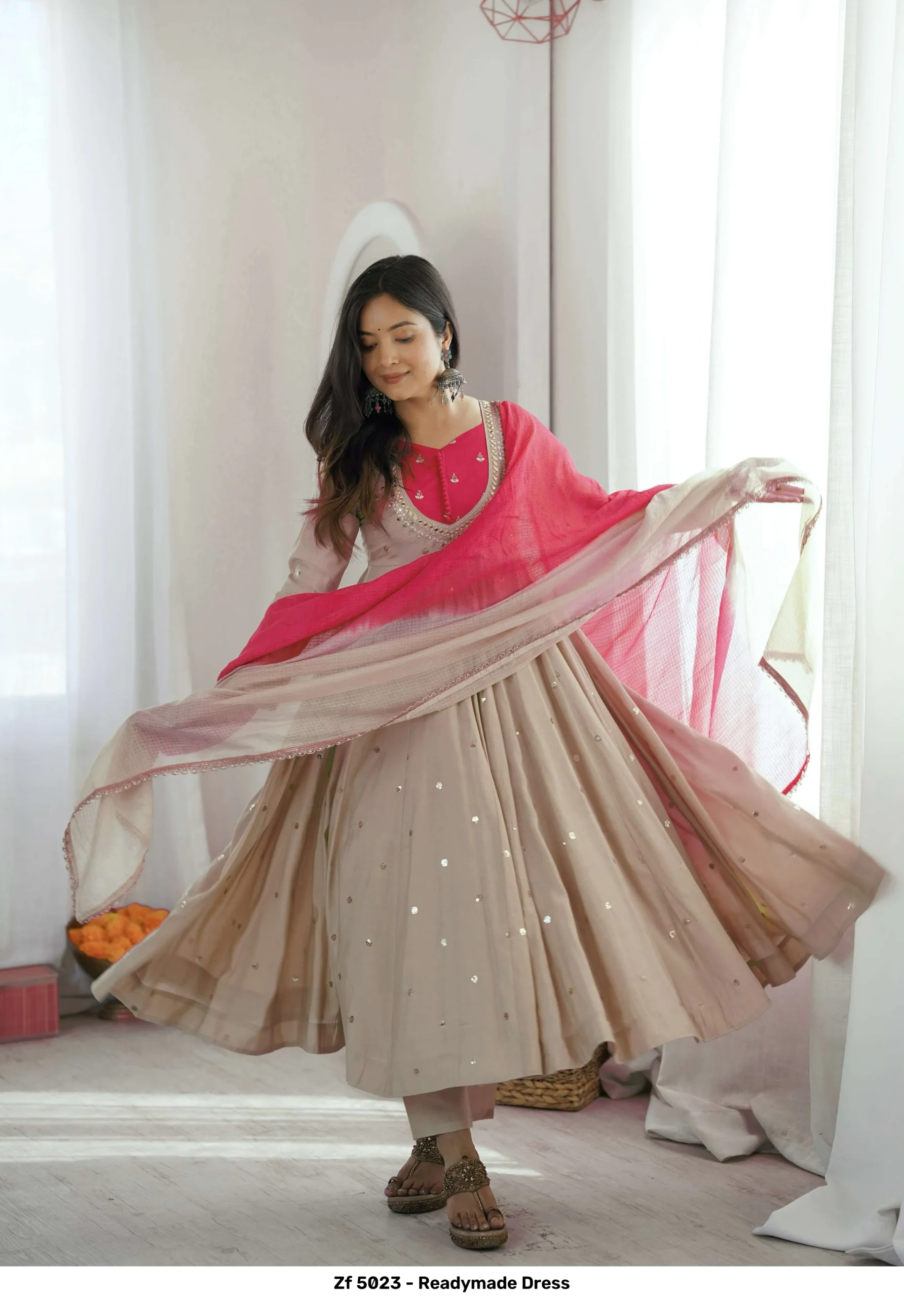 Zf 5023 - Readymade Dress - Image 5
