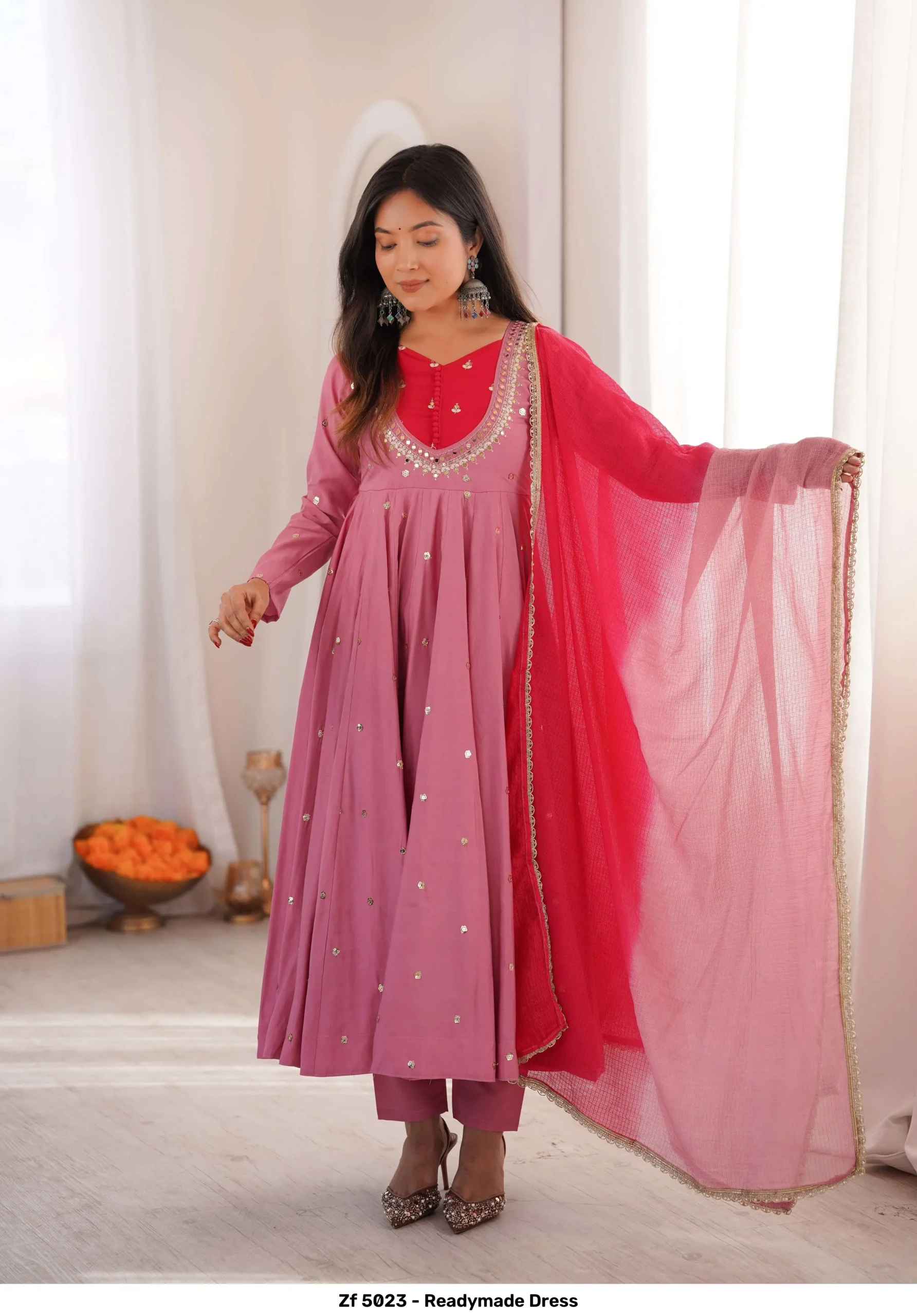 Zf 5023 - Readymade Dress - Image 6