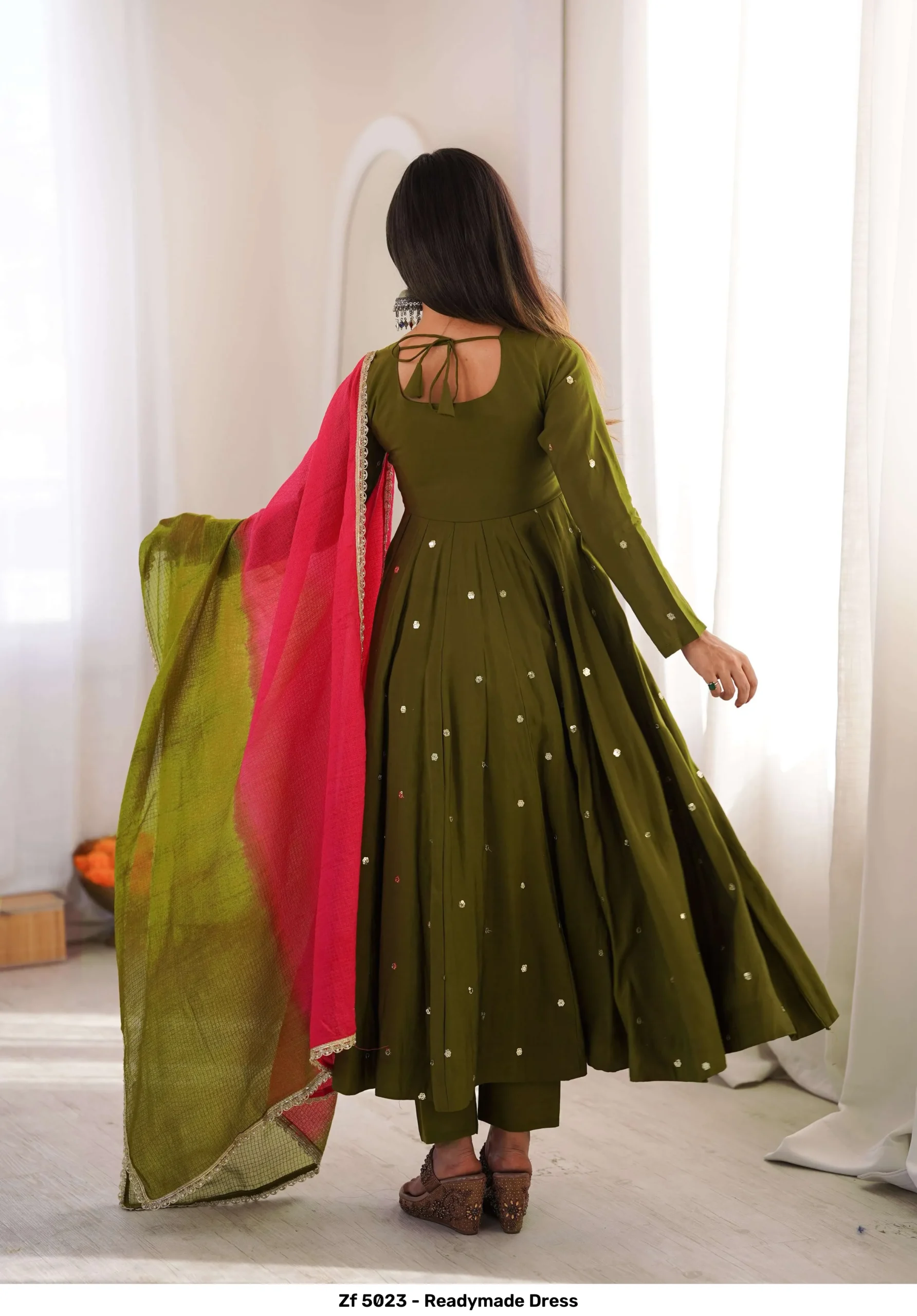 Zf 5023 - Readymade Dress - Image 9