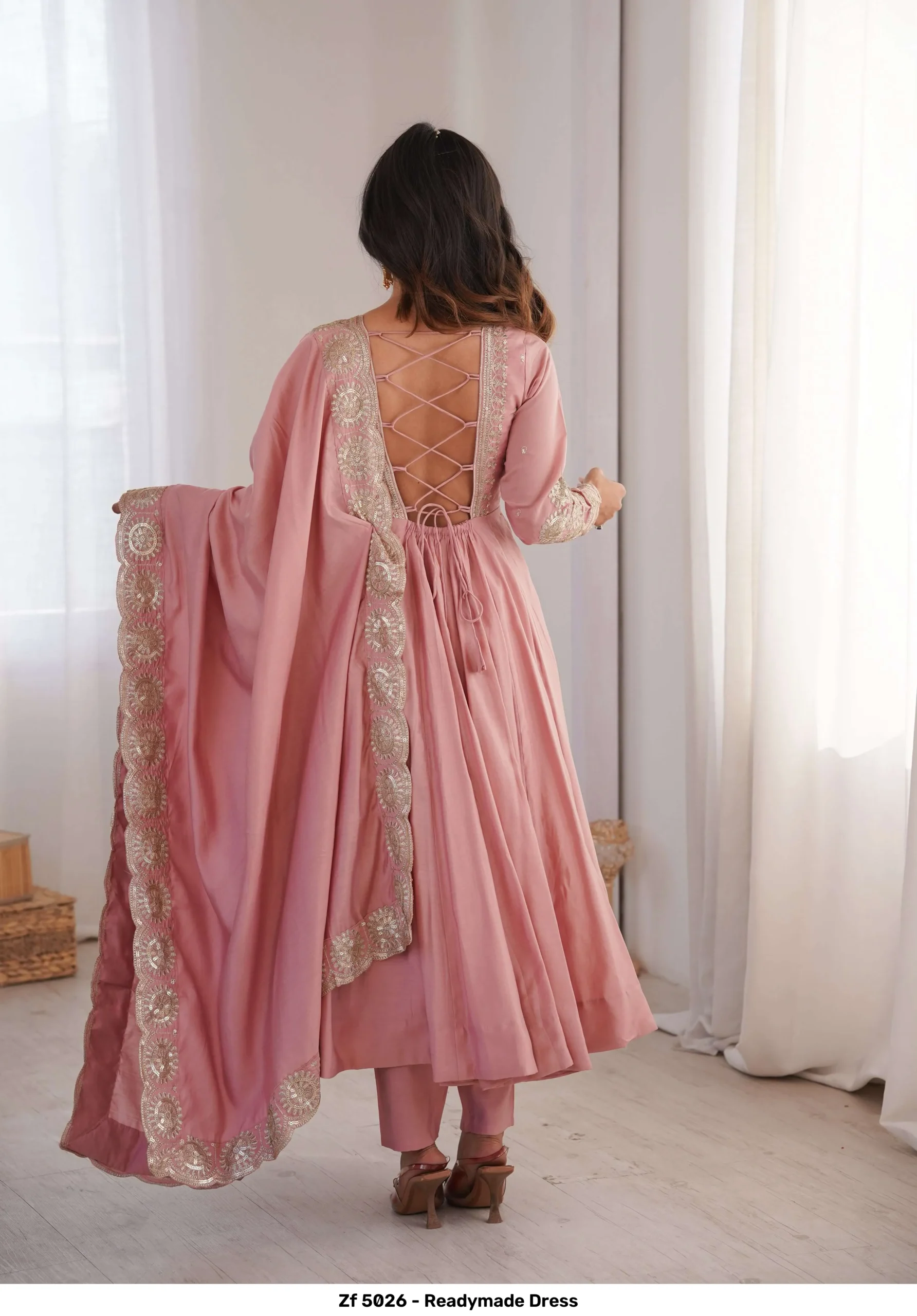 Zf 5026 - Readymade Dress - Image 2