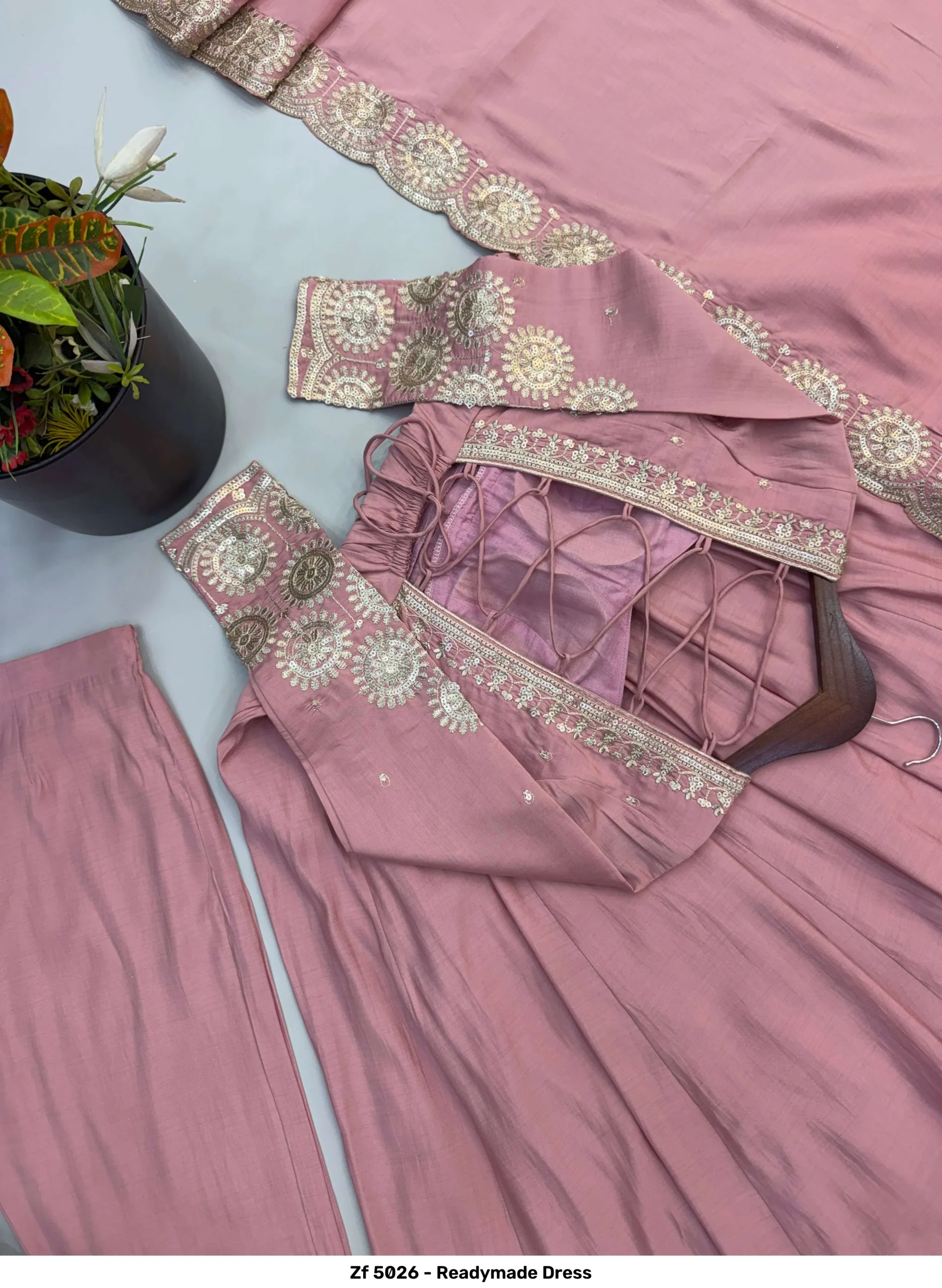 Zf 5026 - Readymade Dress - Image 4