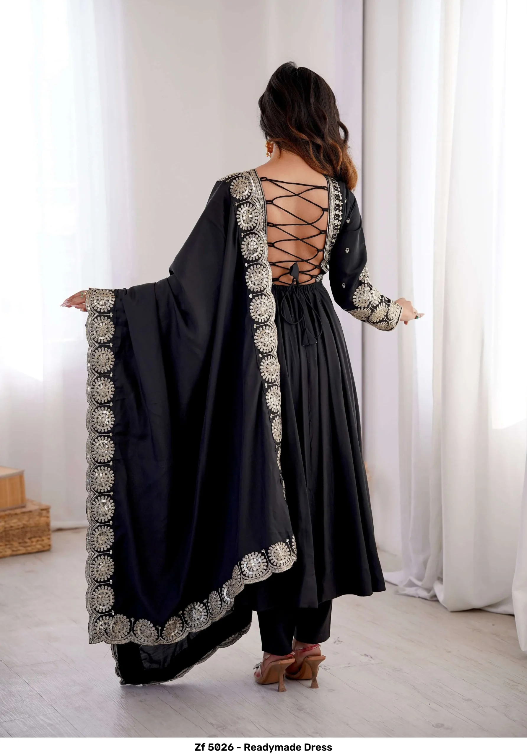 Zf 5026 - Readymade Dress - Image 5