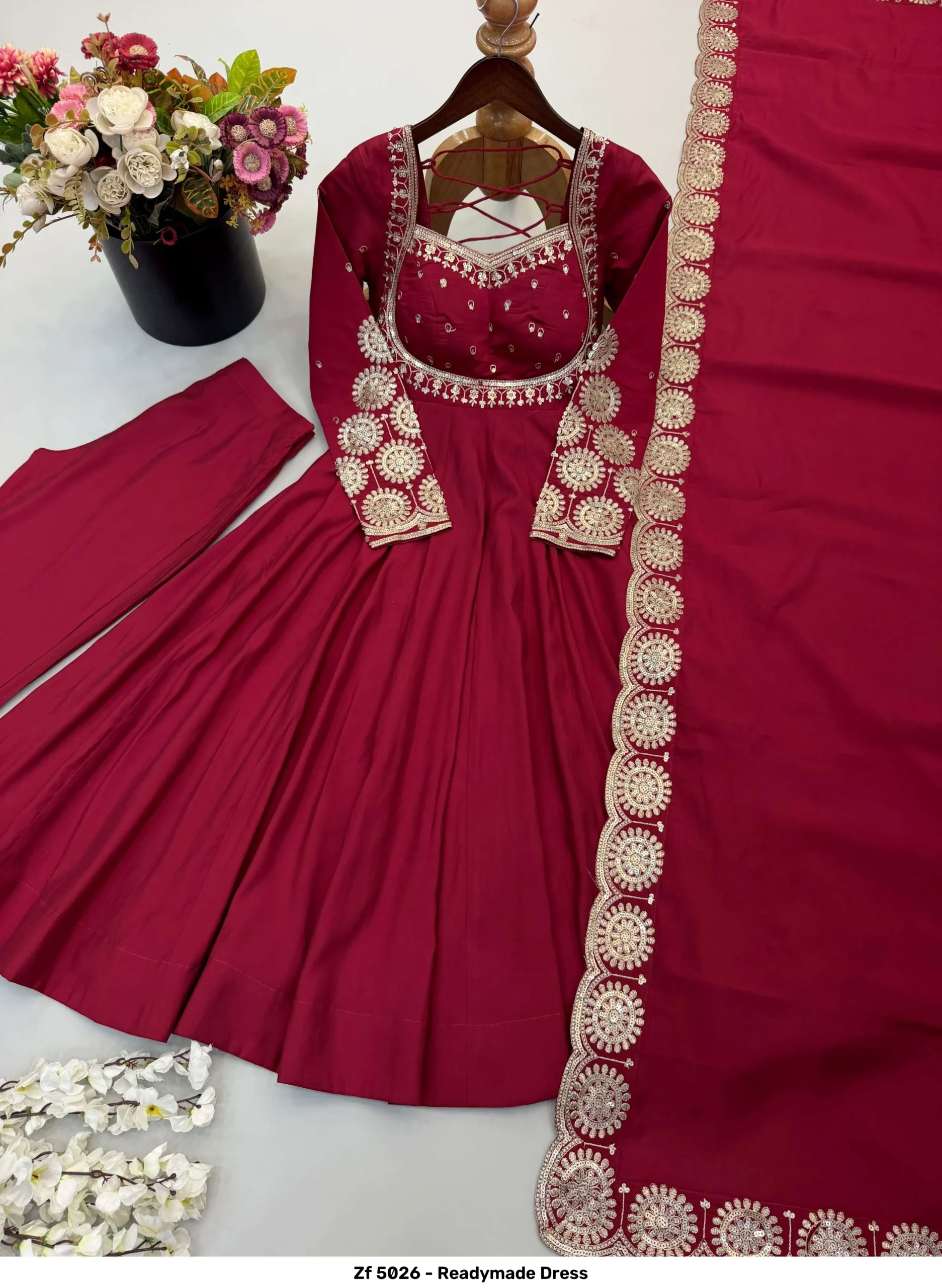 Zf 5026 - Readymade Dress - Image 8