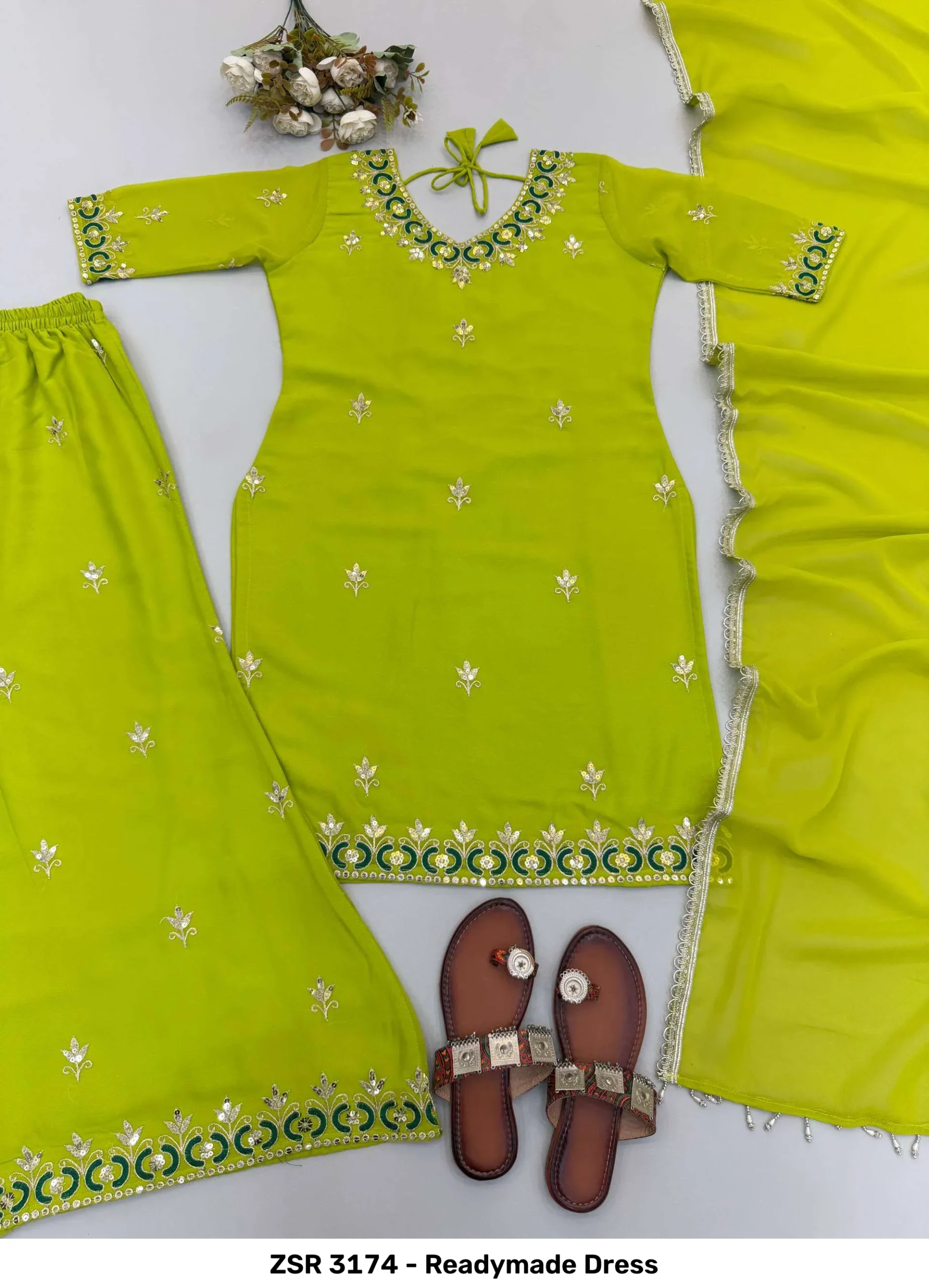 ZSR 3174 - Readymade Dress - Image 3