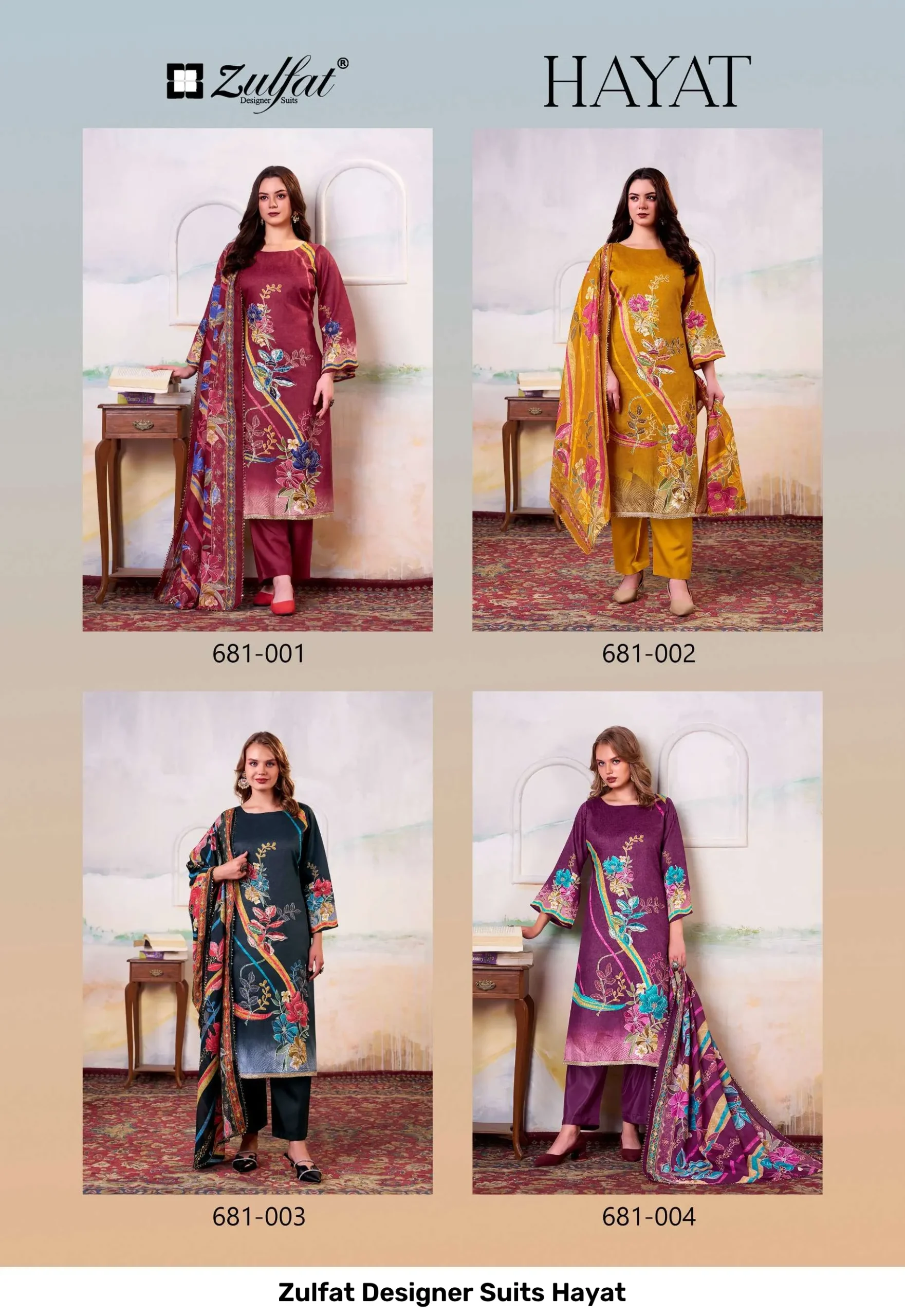 Zulfat Designer Suits Hayat - Image 3