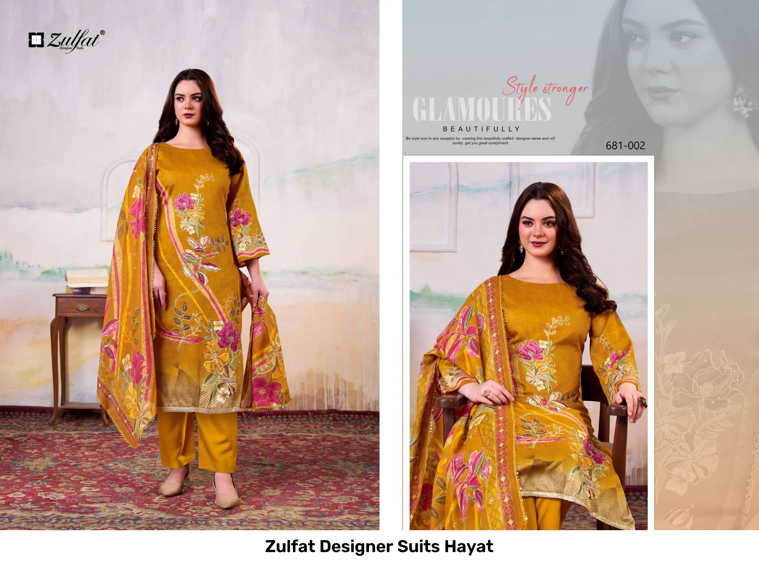 Zulfat Designer Suits Hayat - Image 6