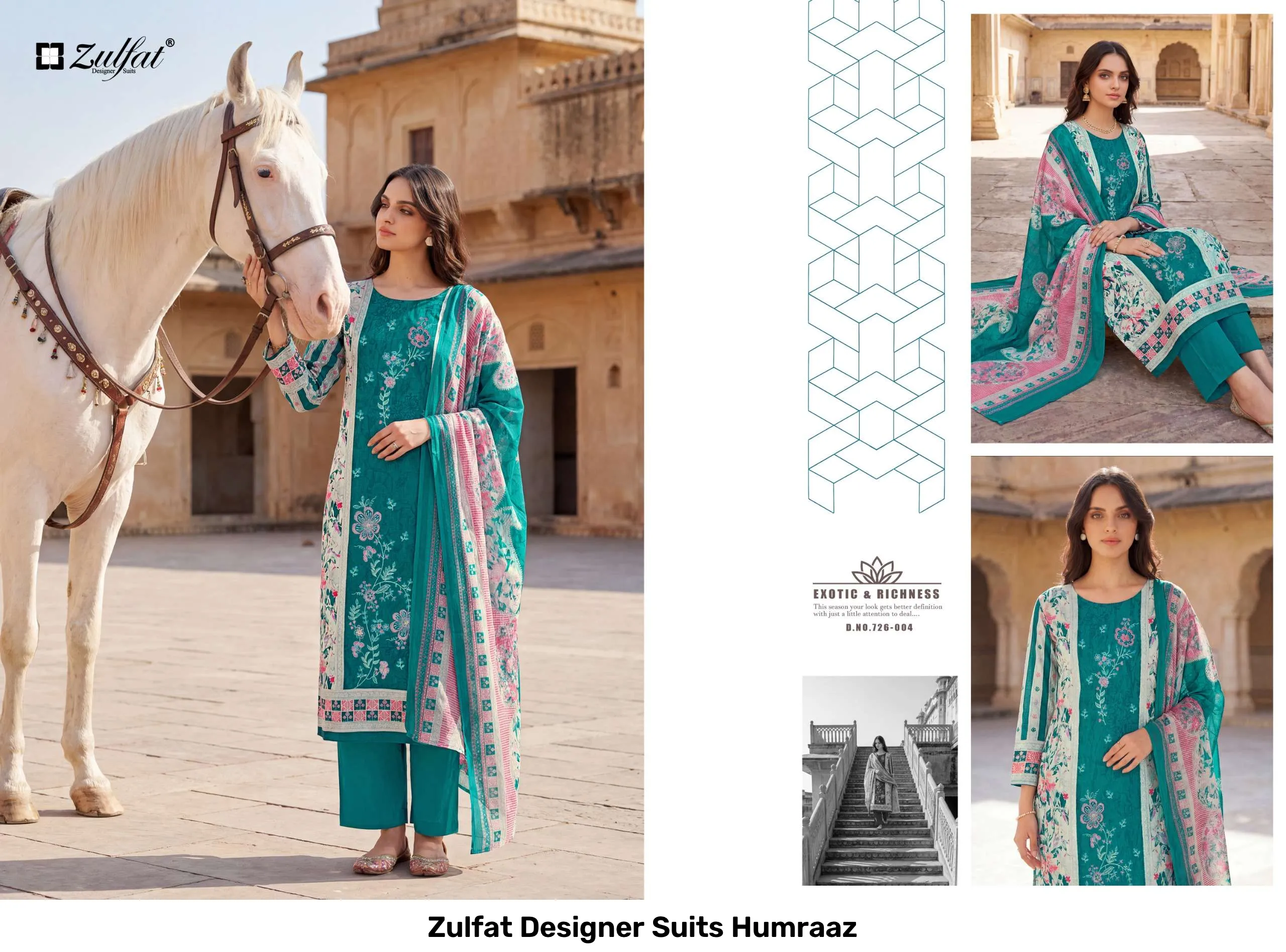 Zulfat Designer Suits Humraaz - Image 2