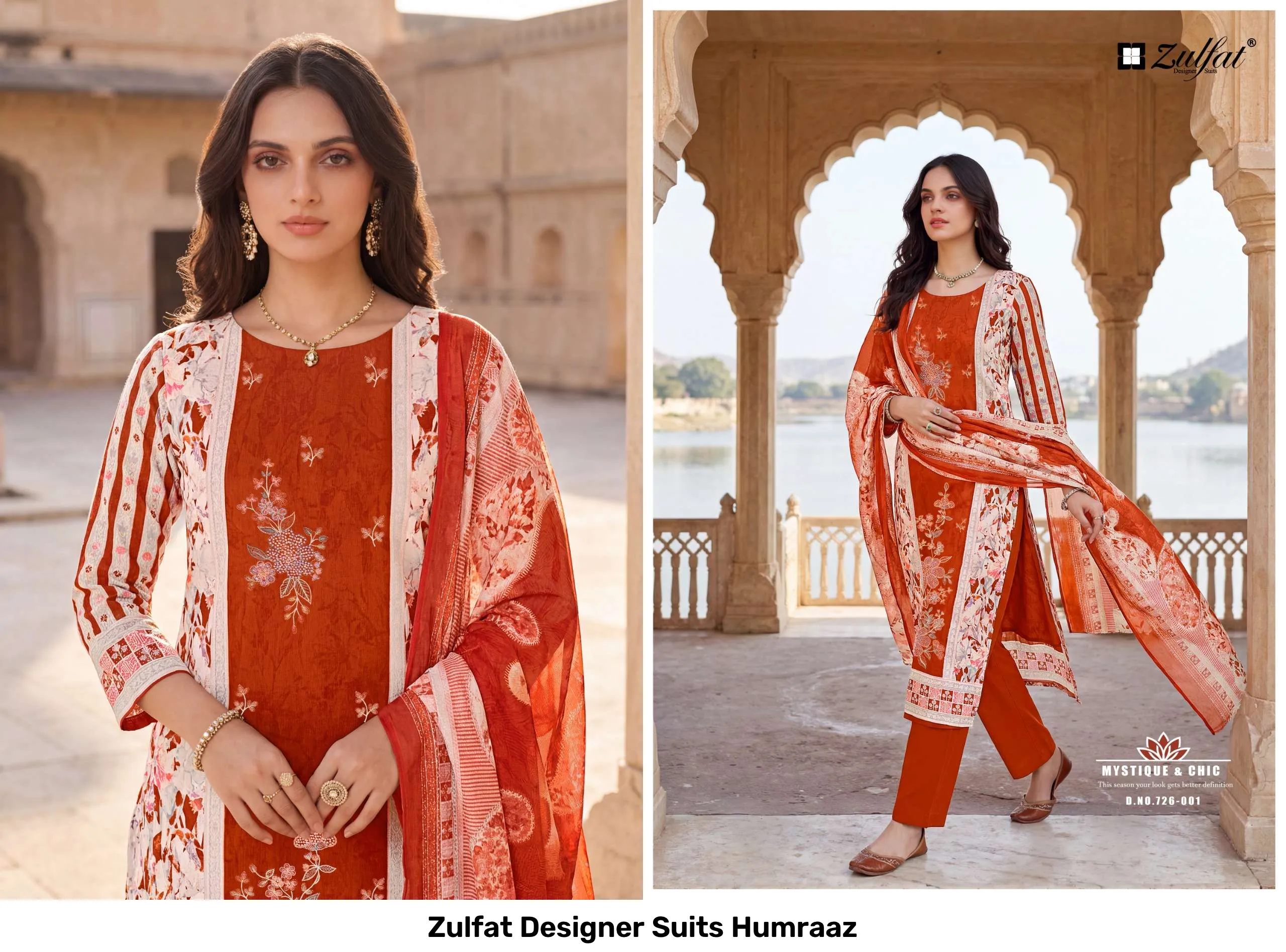 Zulfat Designer Suits Humraaz - Image 4