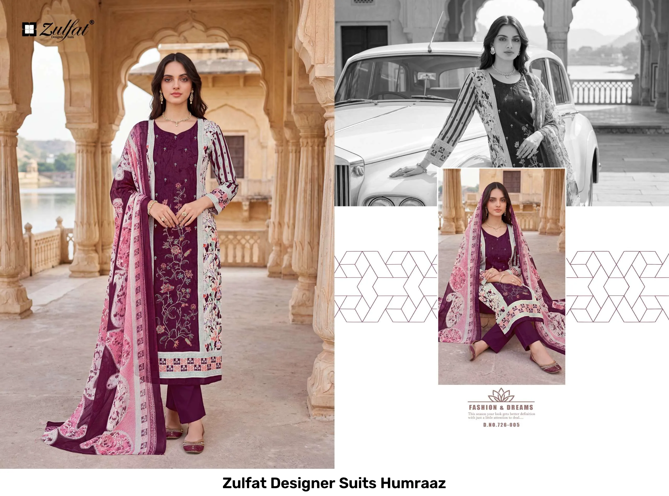 Zulfat Designer Suits Humraaz - Image 5