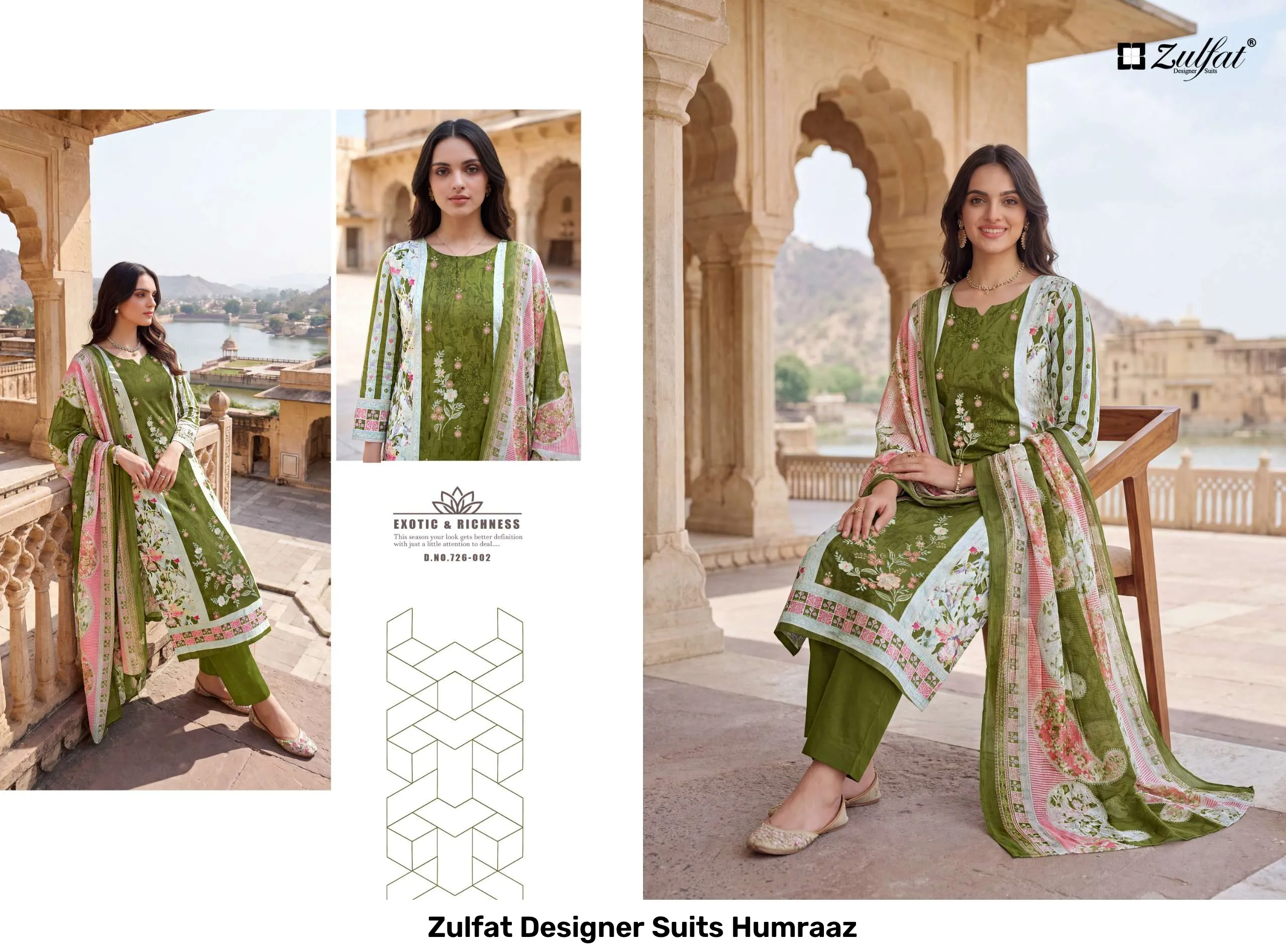 Zulfat Designer Suits Humraaz - Image 8